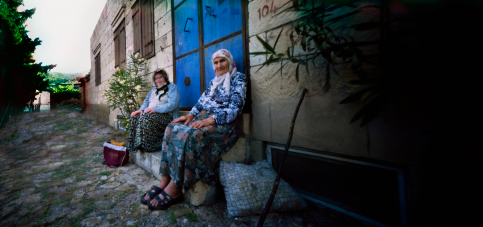 Pinhole Photography. Color roll film, Printed on Hahnemuhle paper Framed size 27x49 inch