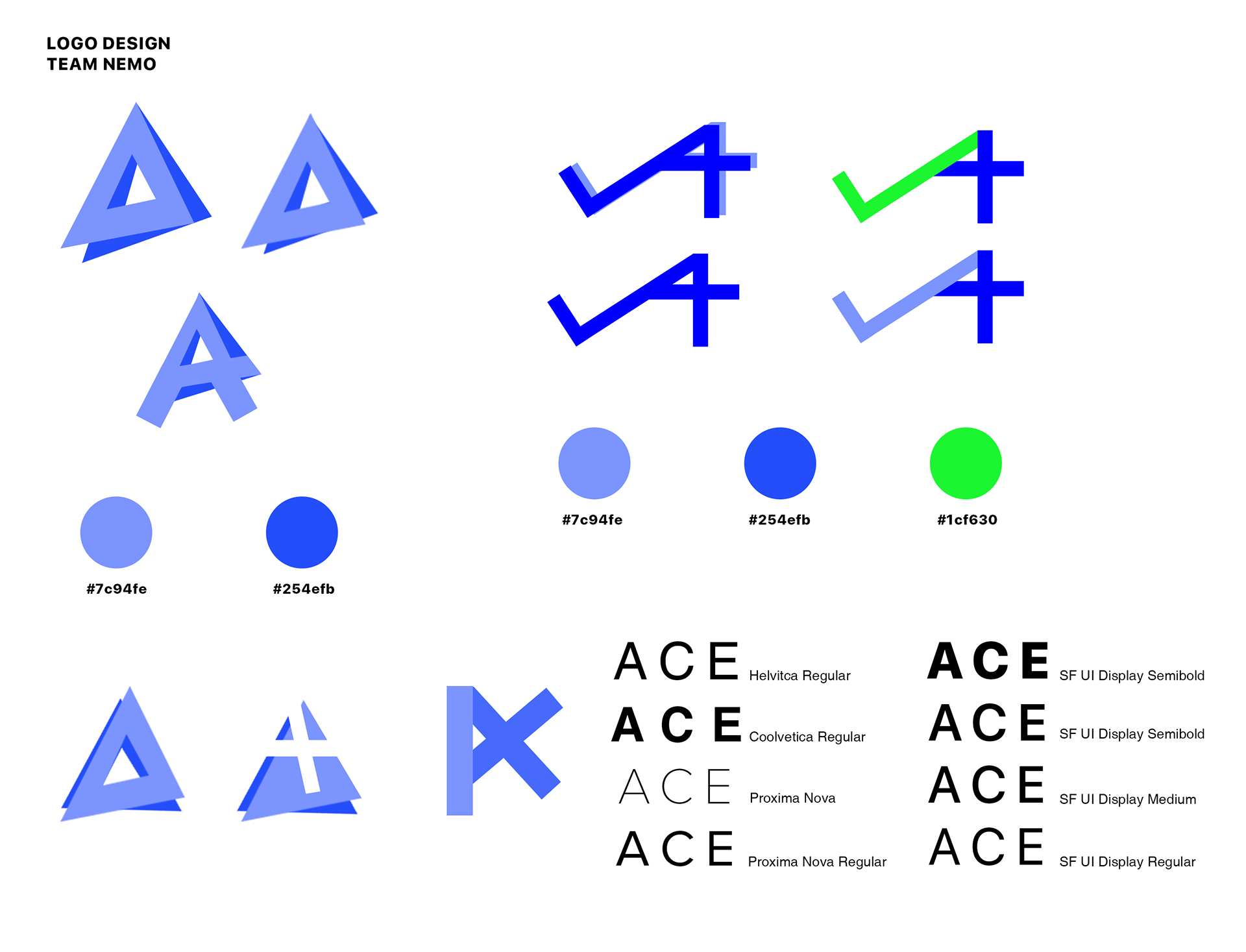 Logo concept designs.