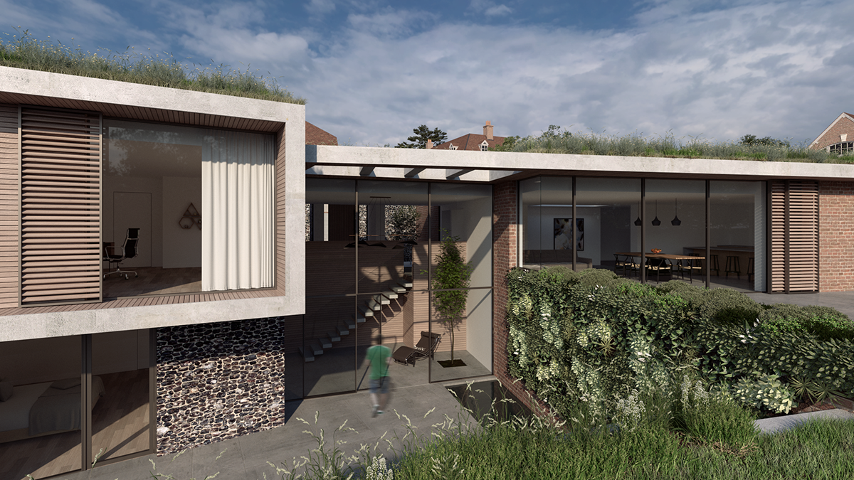Zinc Architecture - Invert House