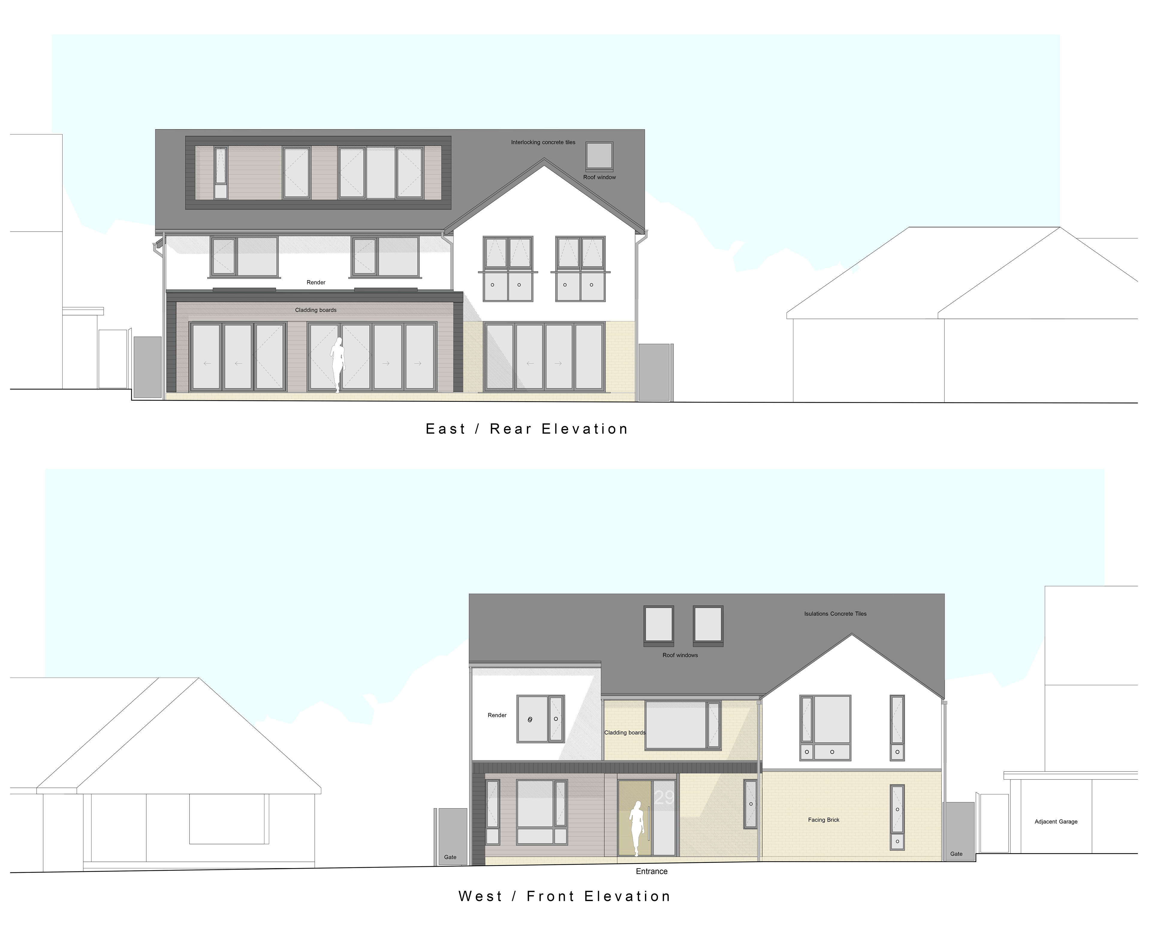 The Avenue, Cheltenham, Elevations