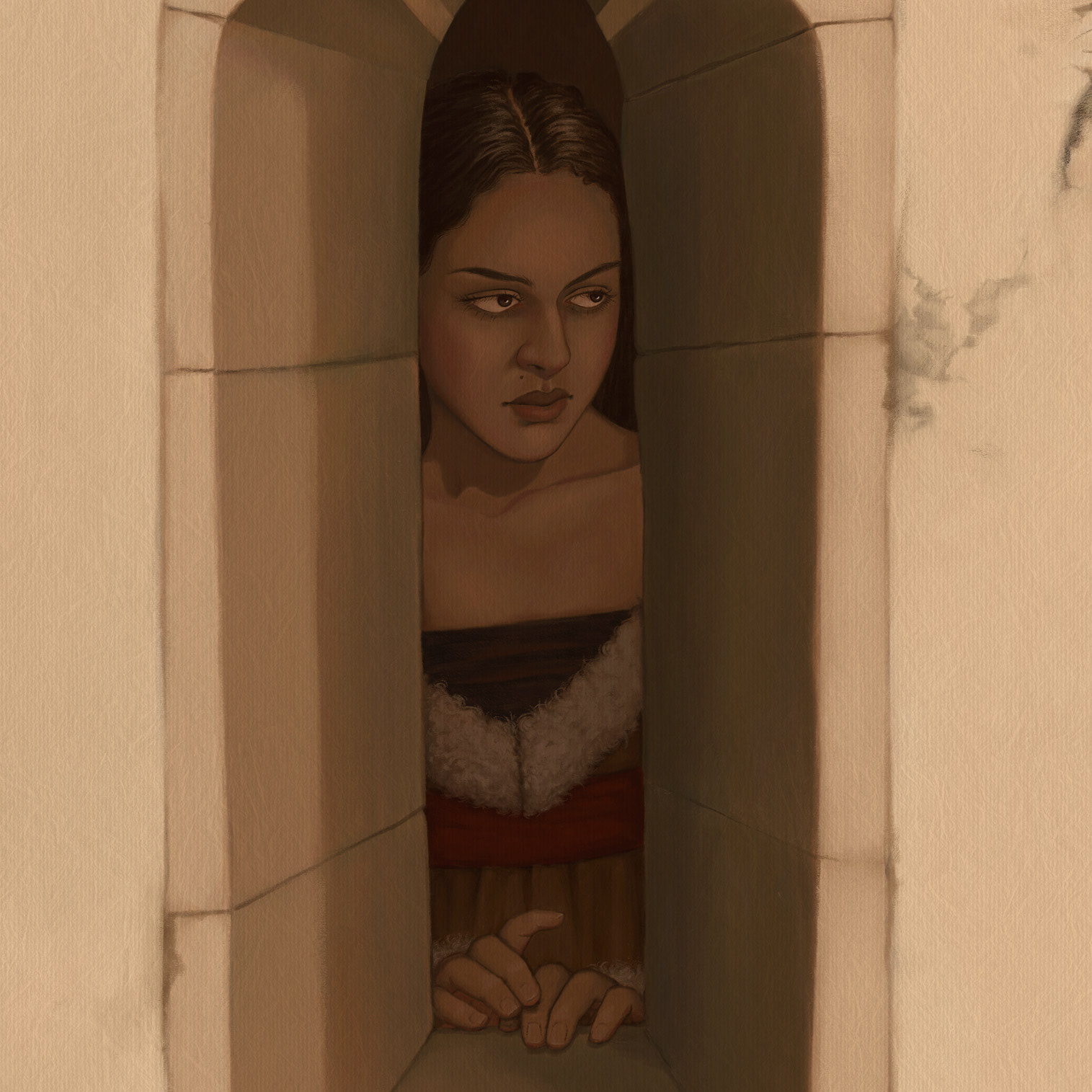 Courtship of Sparrows Closeup