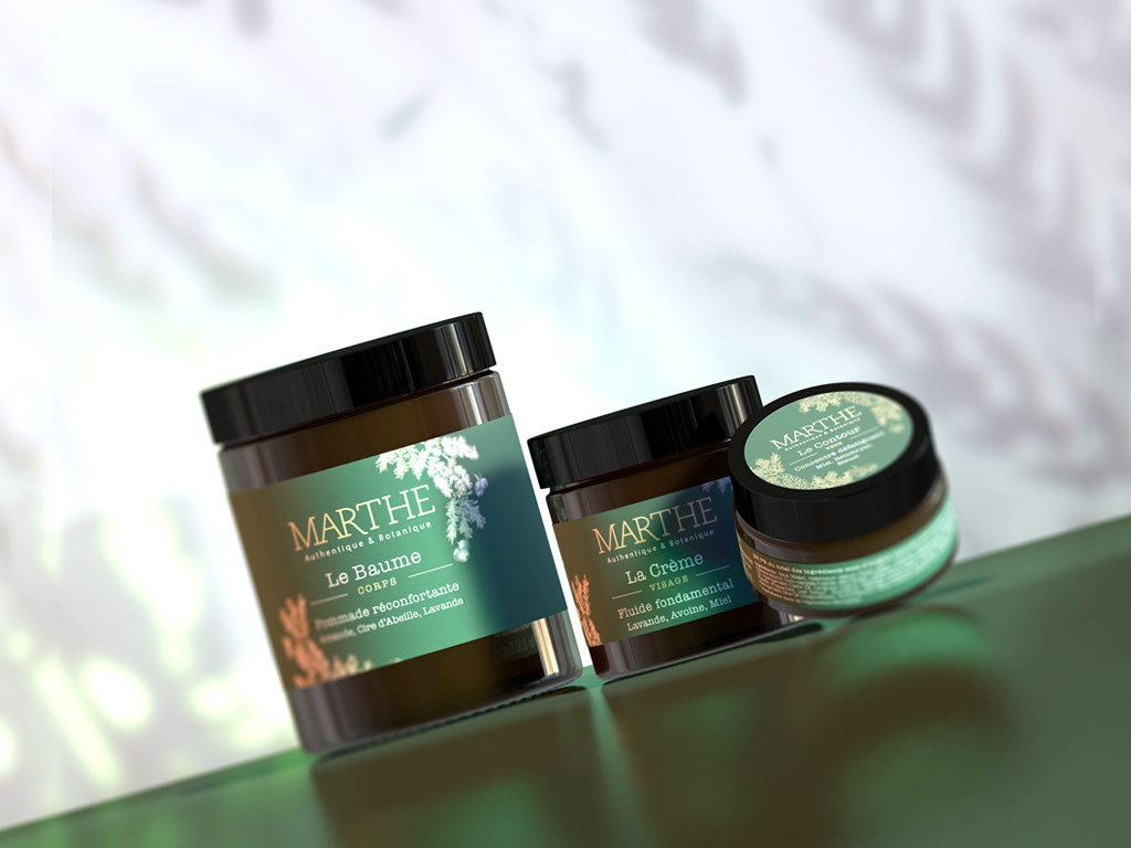 CREATION DE MARQUE: MARTHE COMSETIQUES