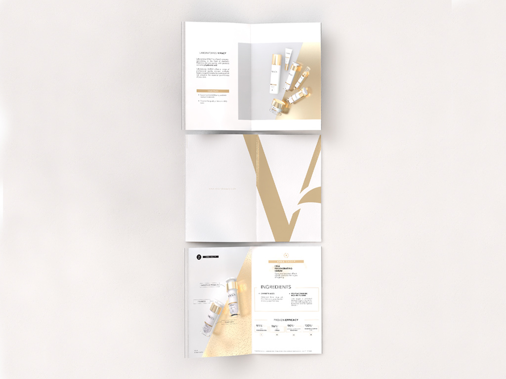 EDITION: LABORATOIRES VIVACY - BROCHURE COSMETIQUE