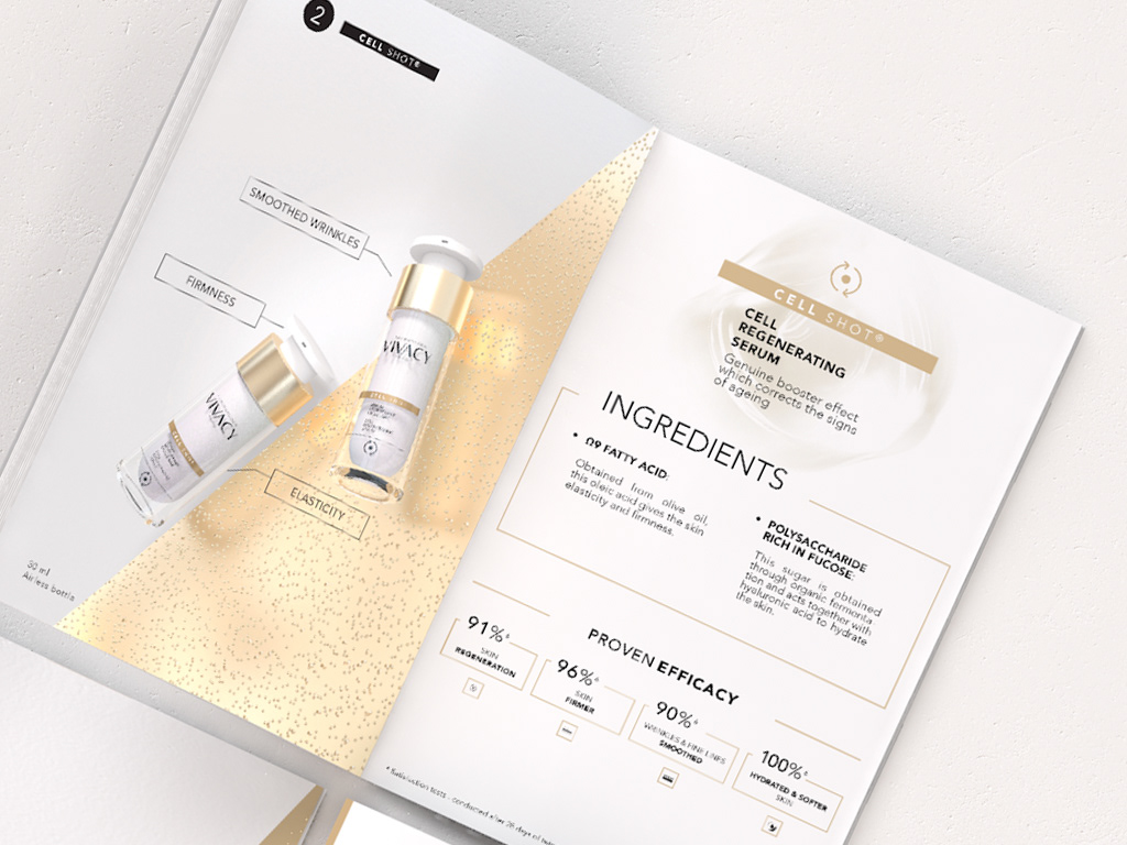 EDITION: LABORATOIRES VIVACY - BROCHURE COSMETIQUE