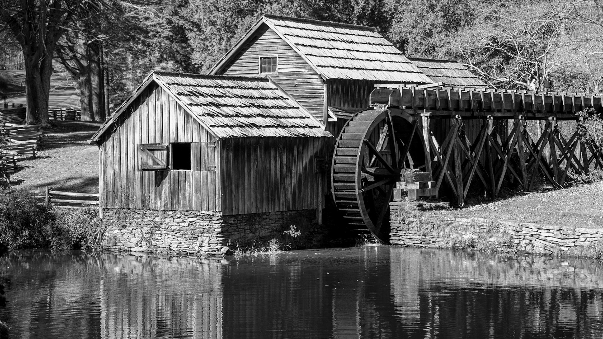 Grist Mill in the Shenandoah.