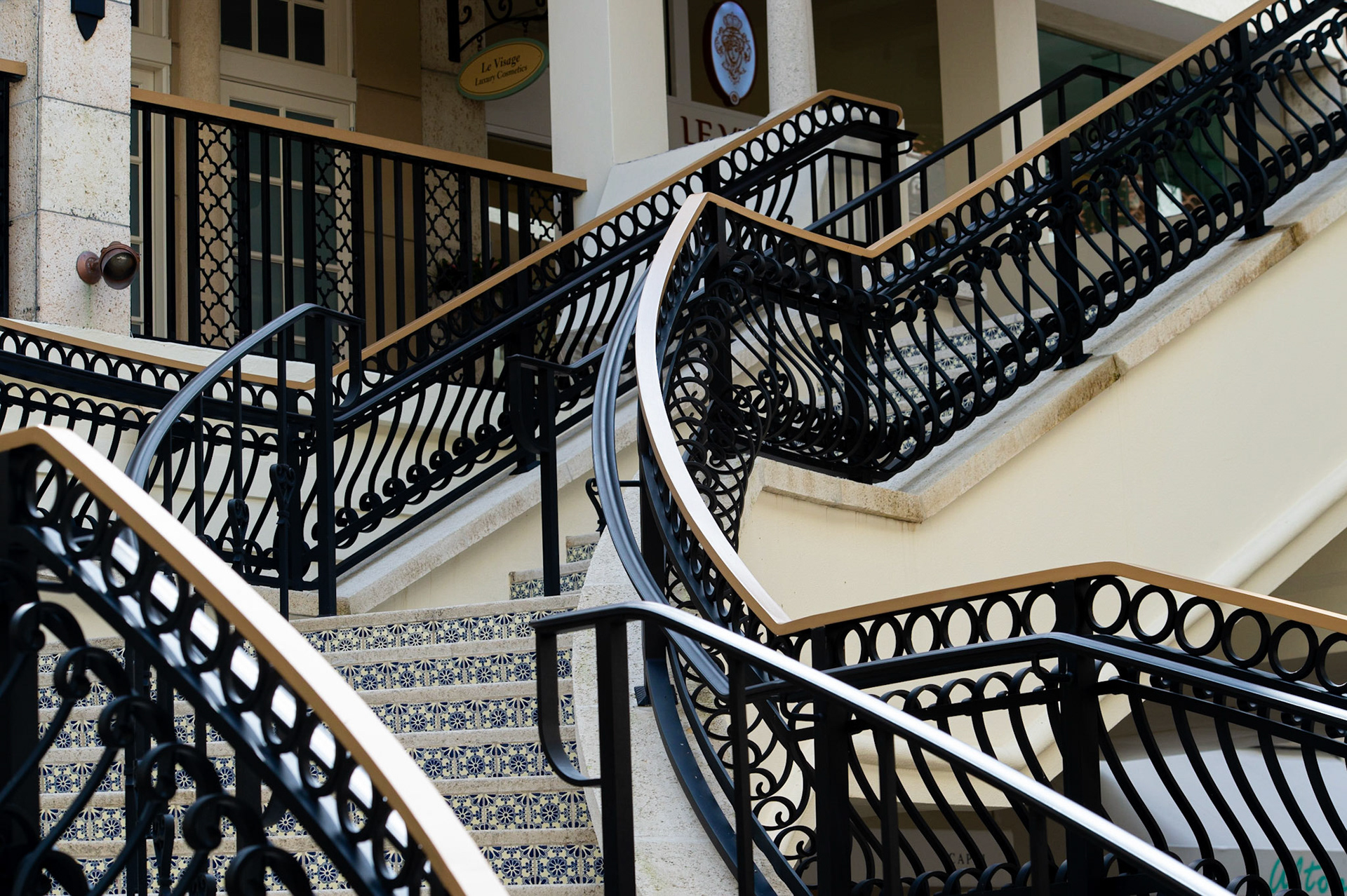 Beautiful Staircase off Worth Ave. Palm Beach