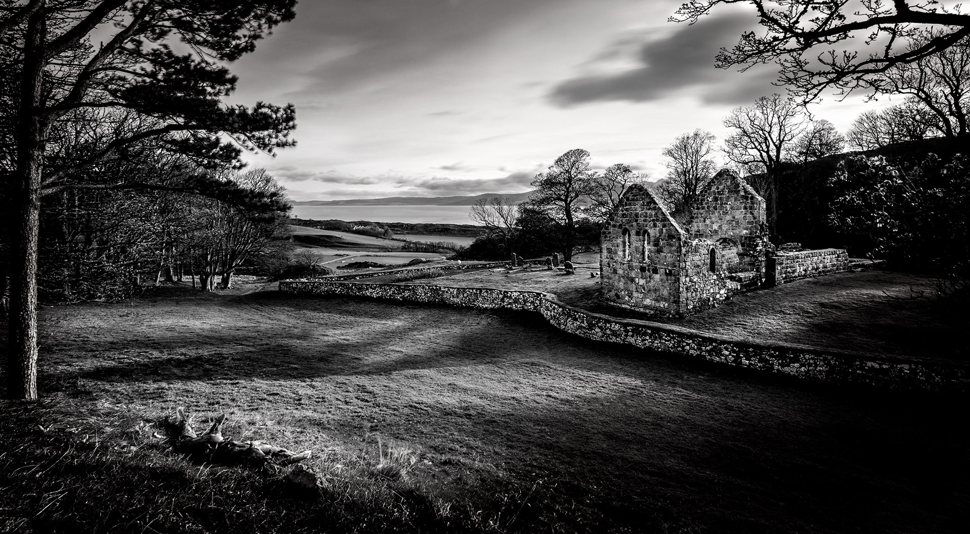 St Blanes Chapel. Isle of Bute. Scotland.