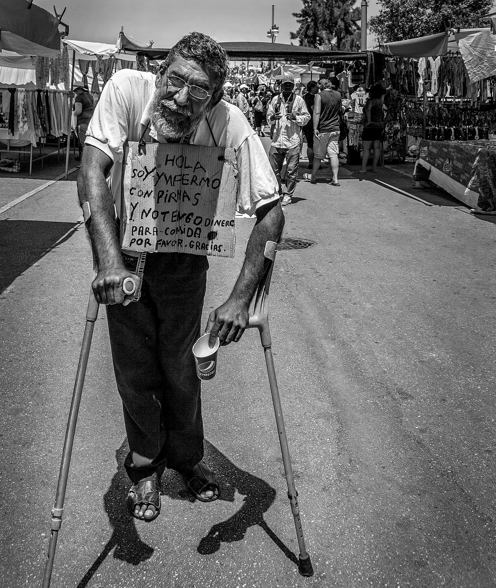 The Pretender. Fuengirola Market. Spain.