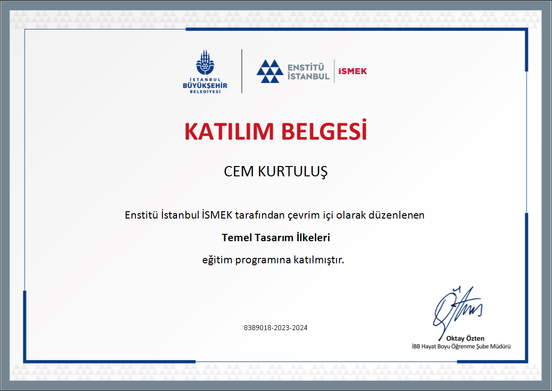 © All rights reserved. Tüm Hakları Saklıdır. Cem Kurtuluş, 2022-2025