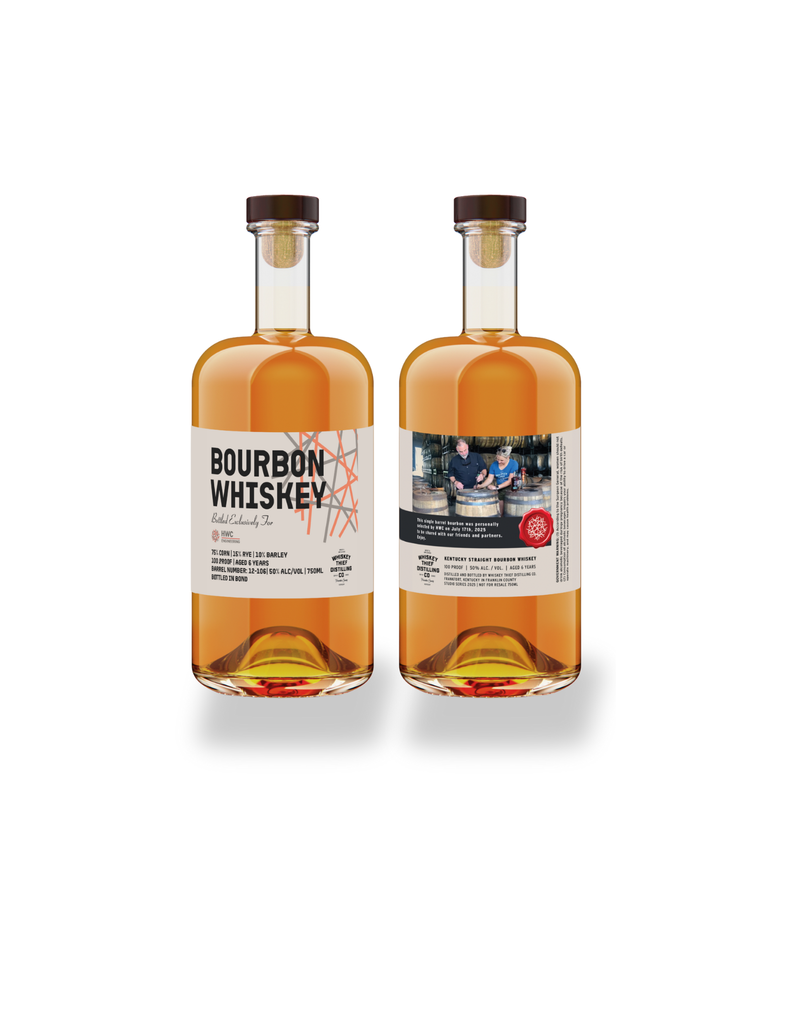 Client GIft Whiskey Bottle