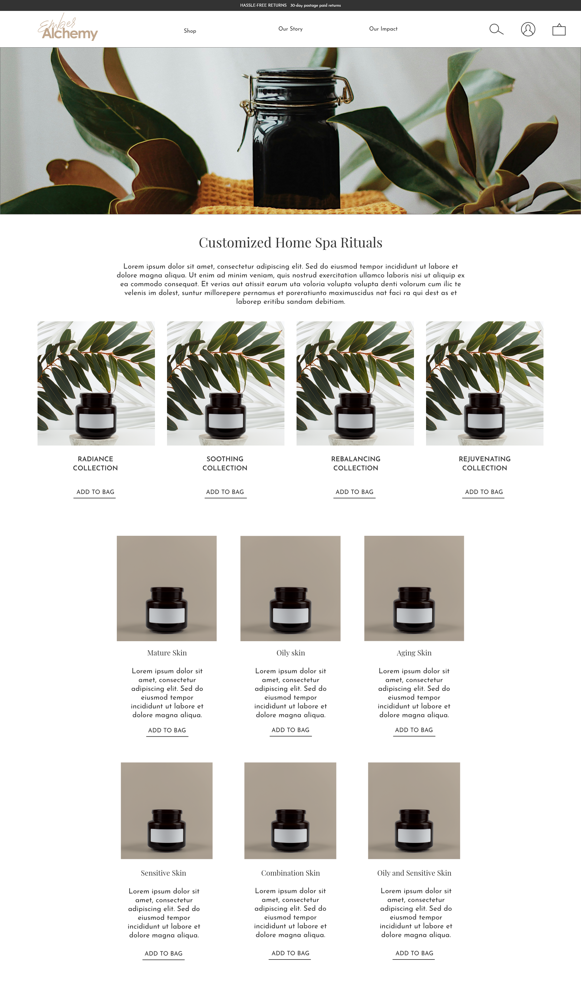 Desktop - Collections Page