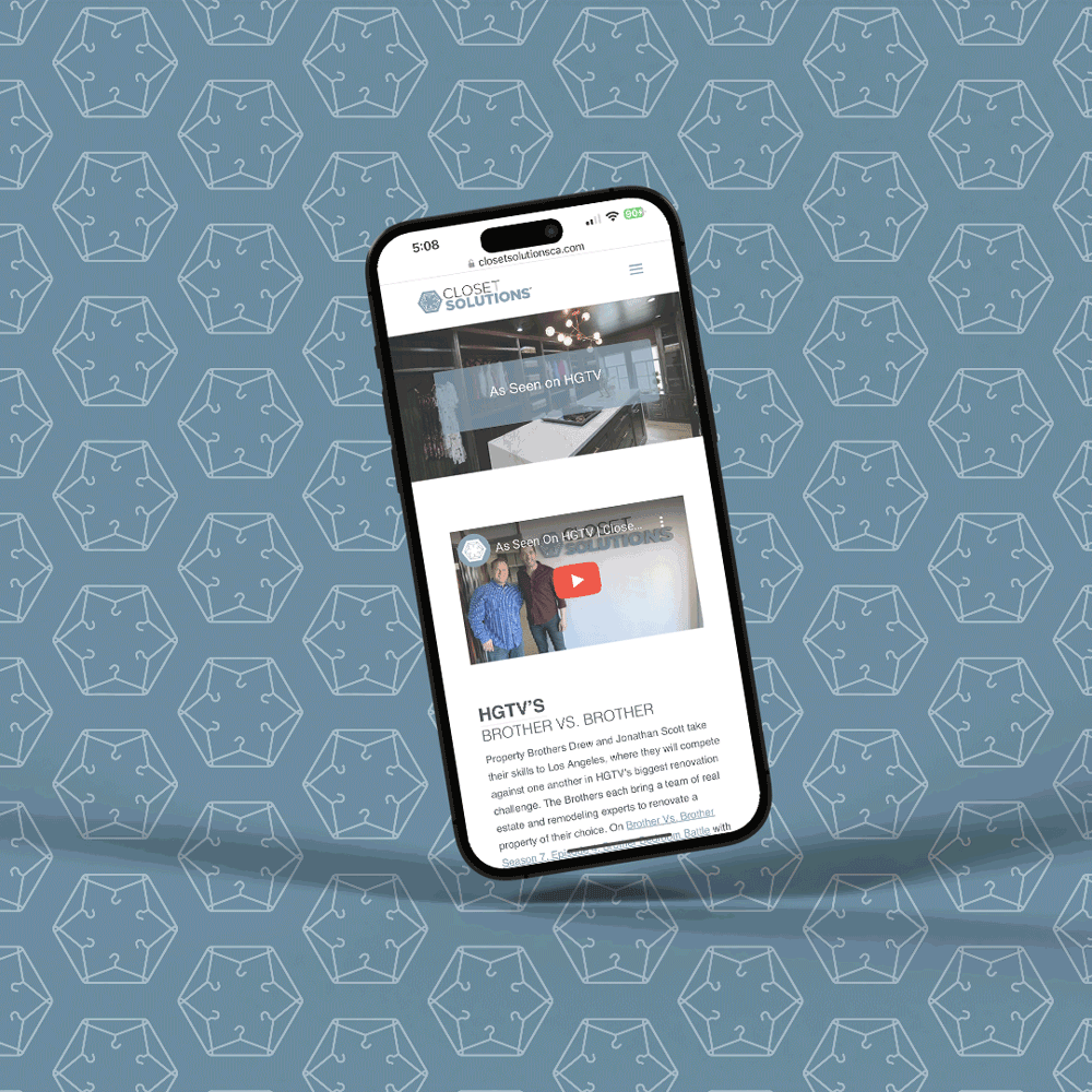 Closet Solutions Website