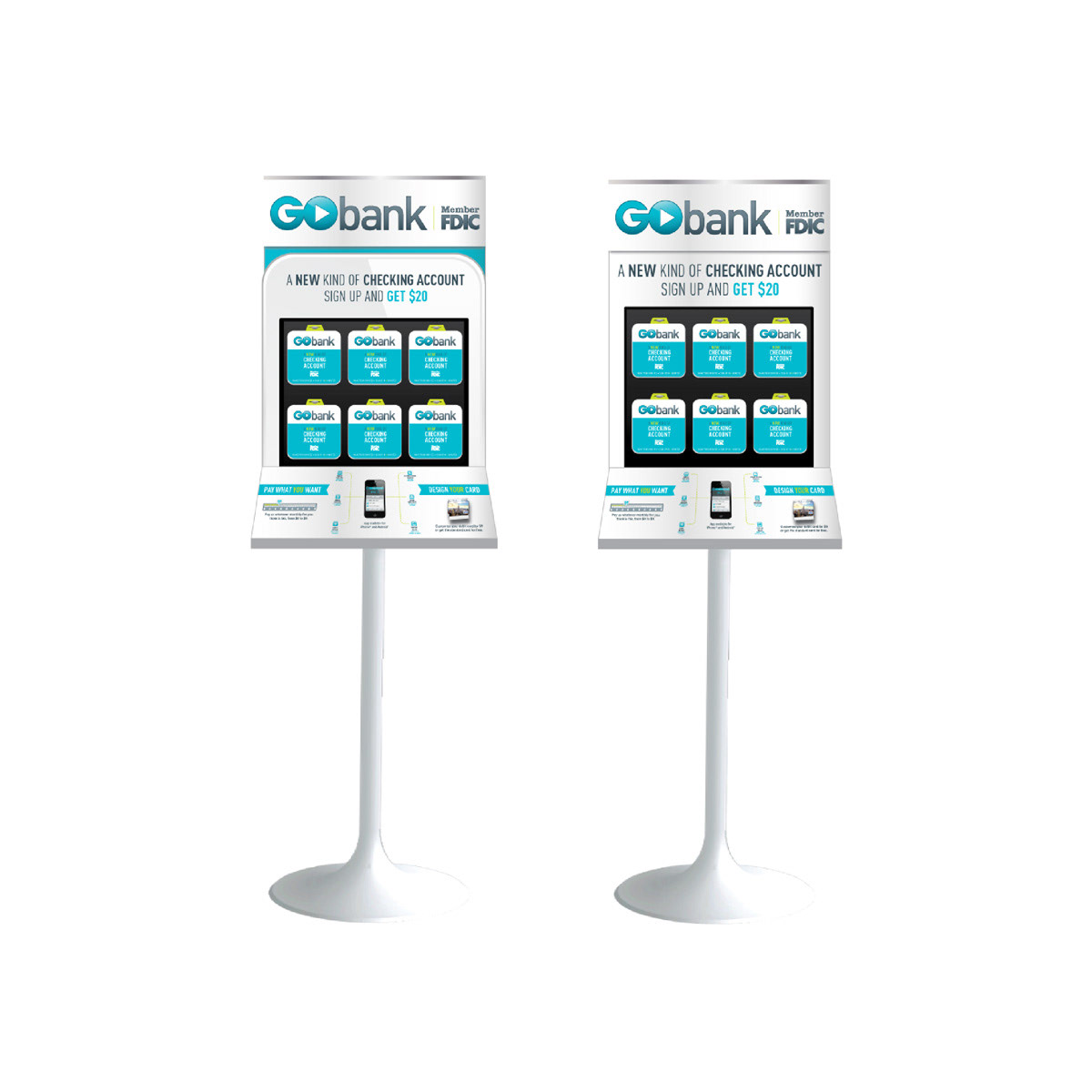 GoBank Displays