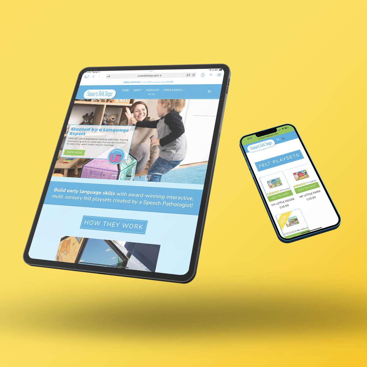 Smart Felt Toys Website