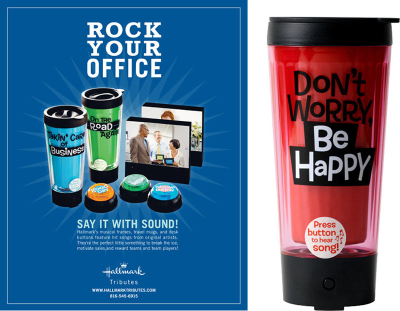 Hallmark Tributes Ad & Sound Mug