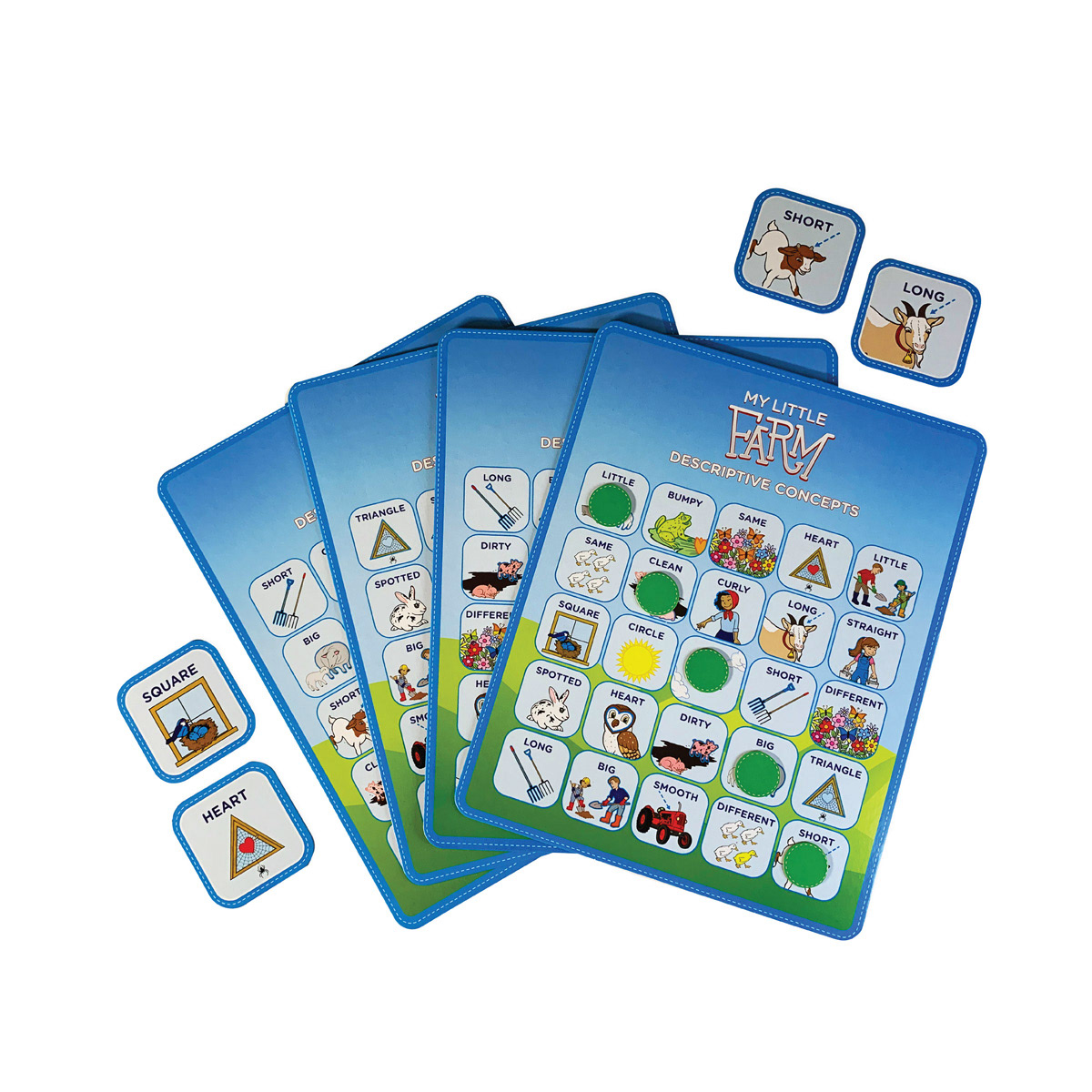 Smart Felt Toys My Little Farm Bingo Game Design
