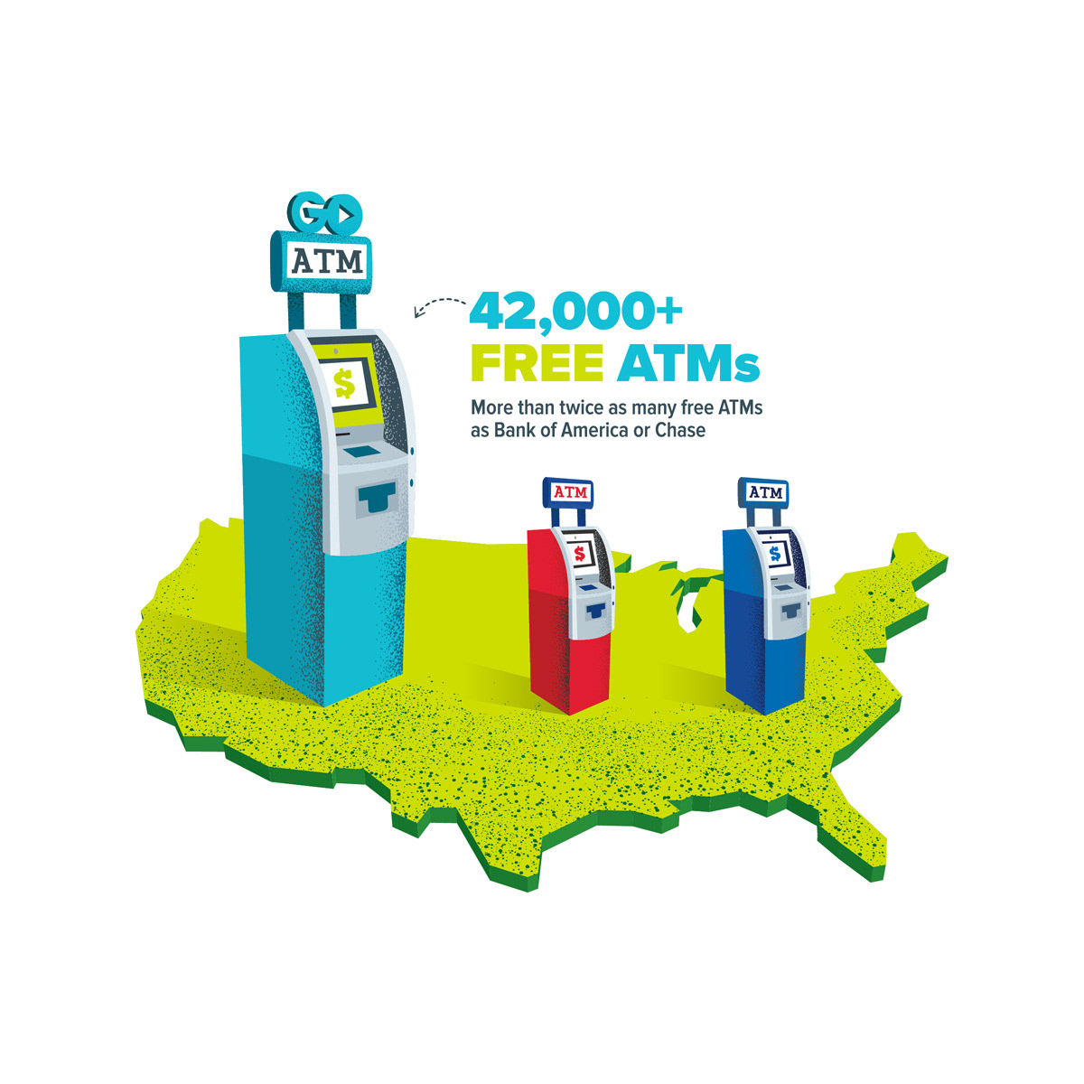GoBank ATM Illutration