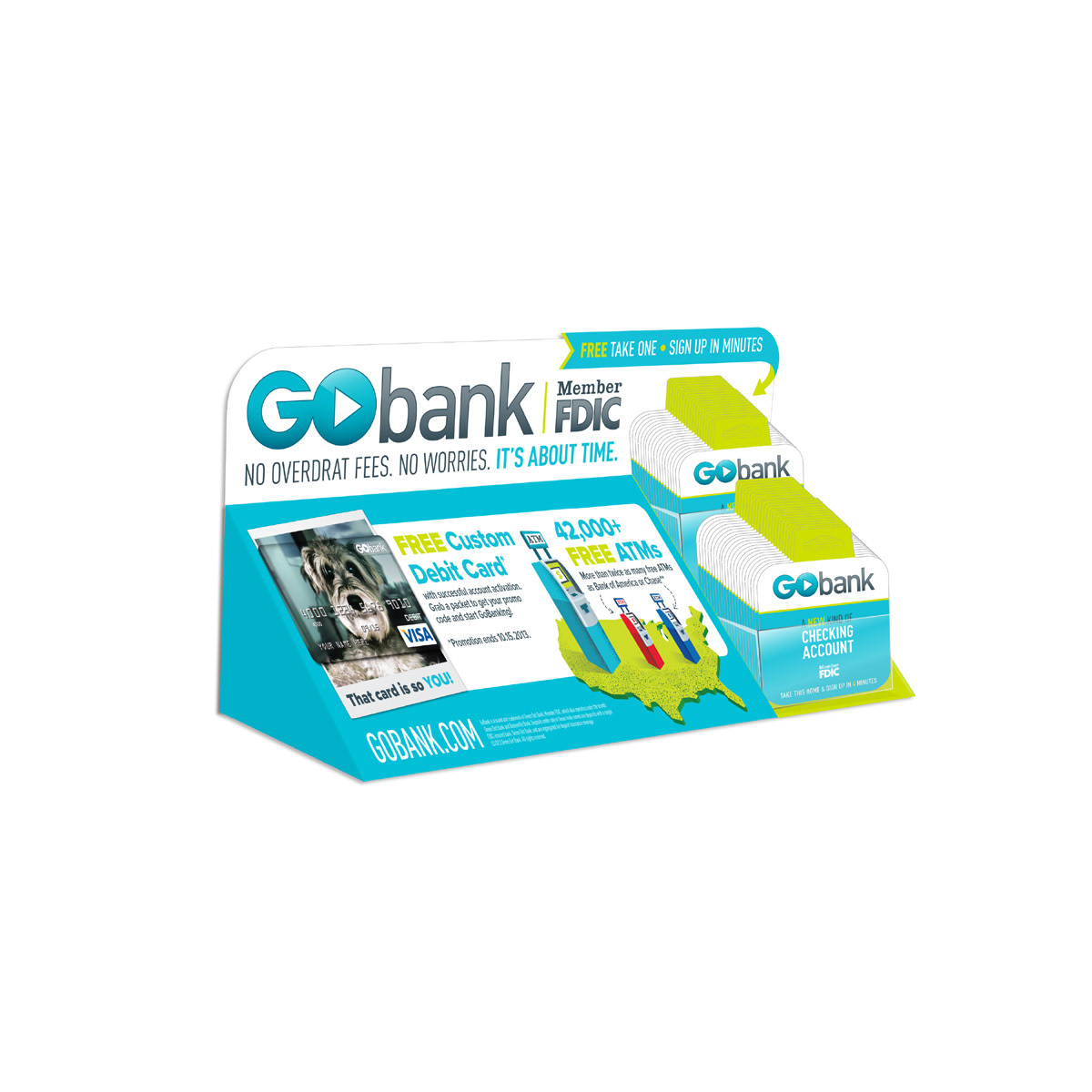 GoBank Countertop Display