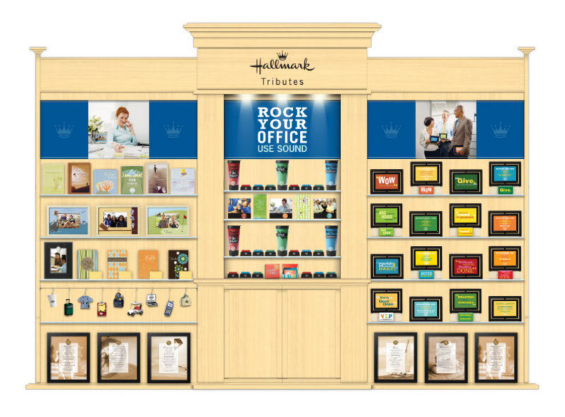 Hallmark Tributes Trade Show Display