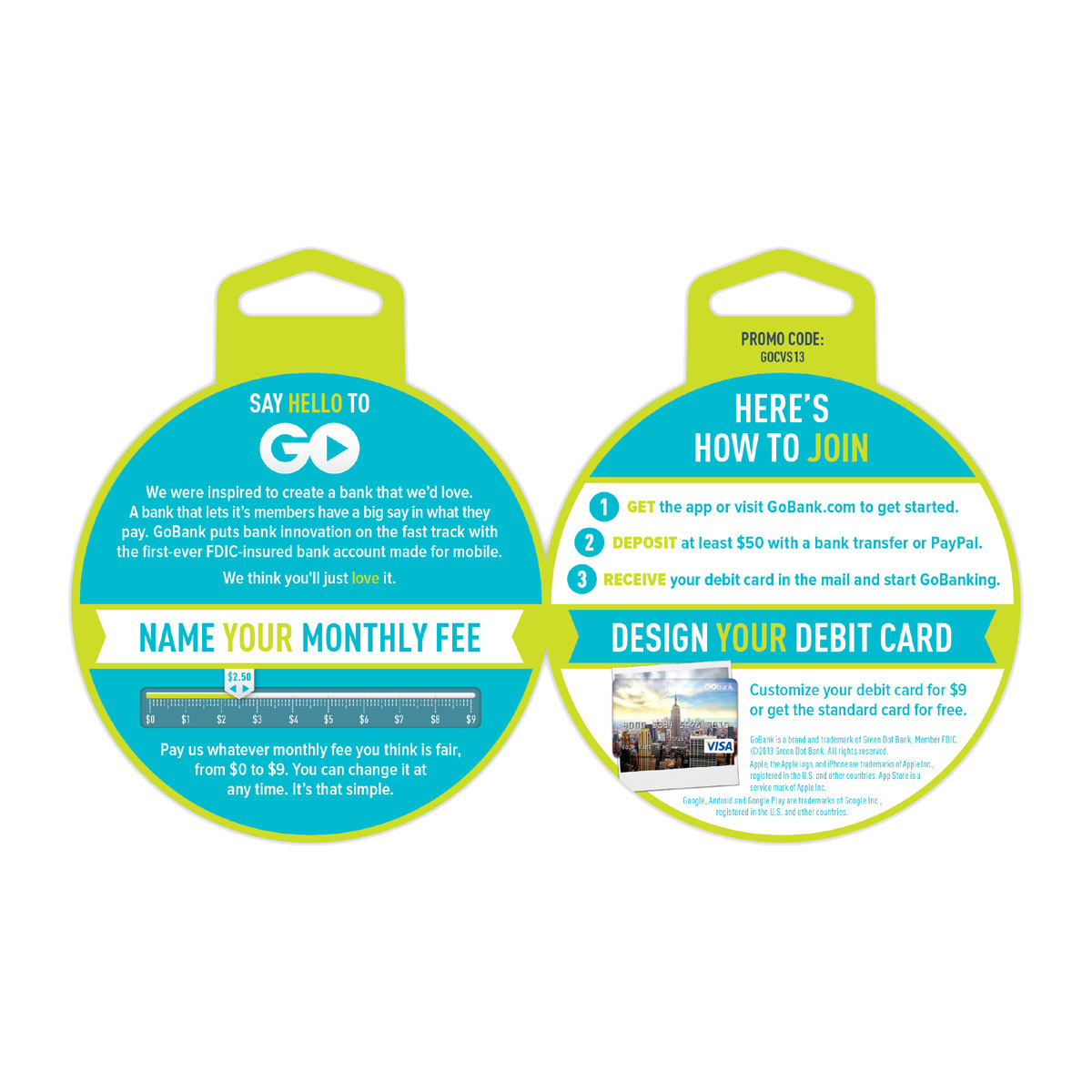 GoBank Packaging Fold Out