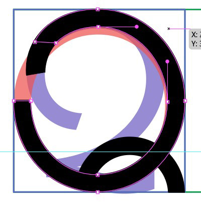 Digitalización letra "Q".