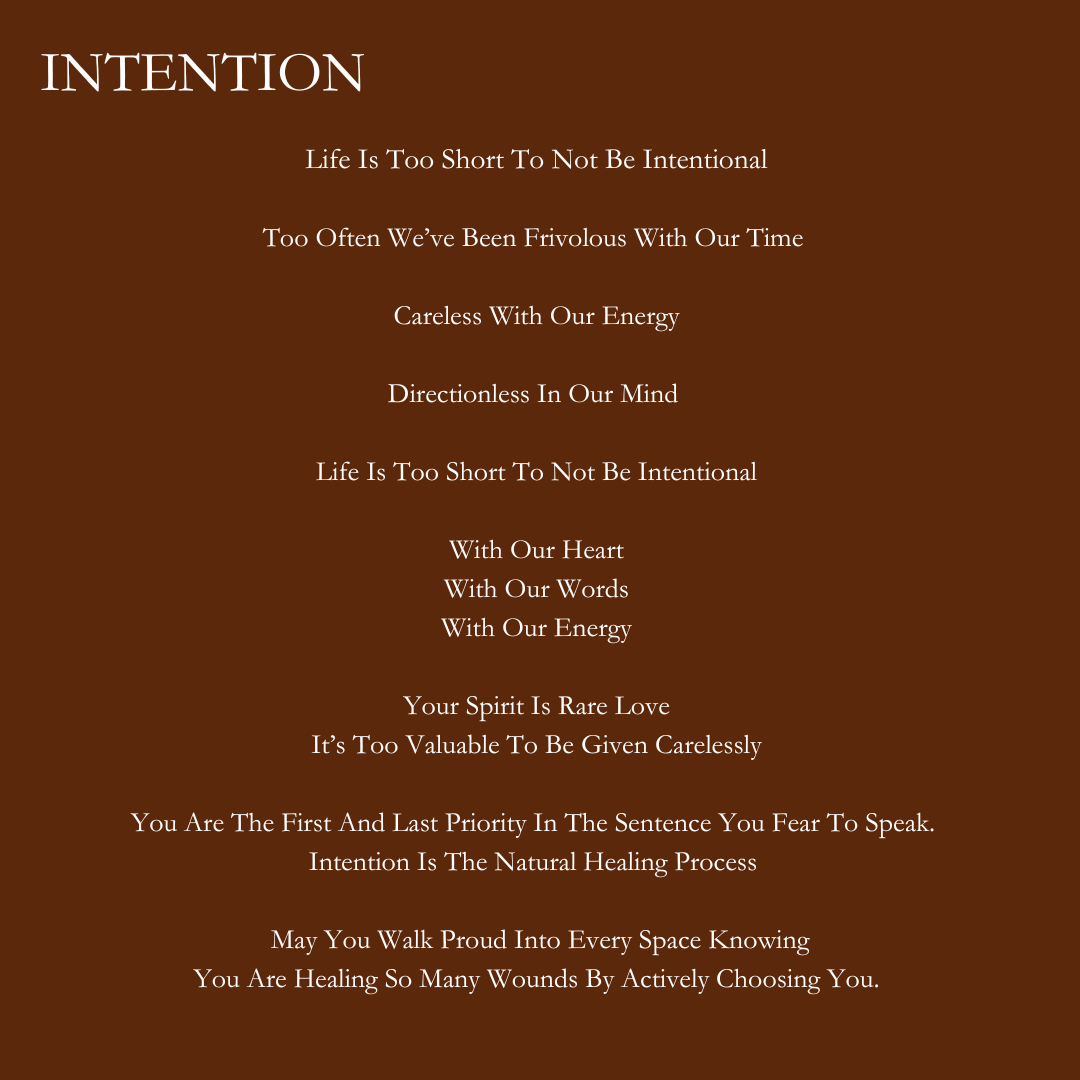 INTENTION