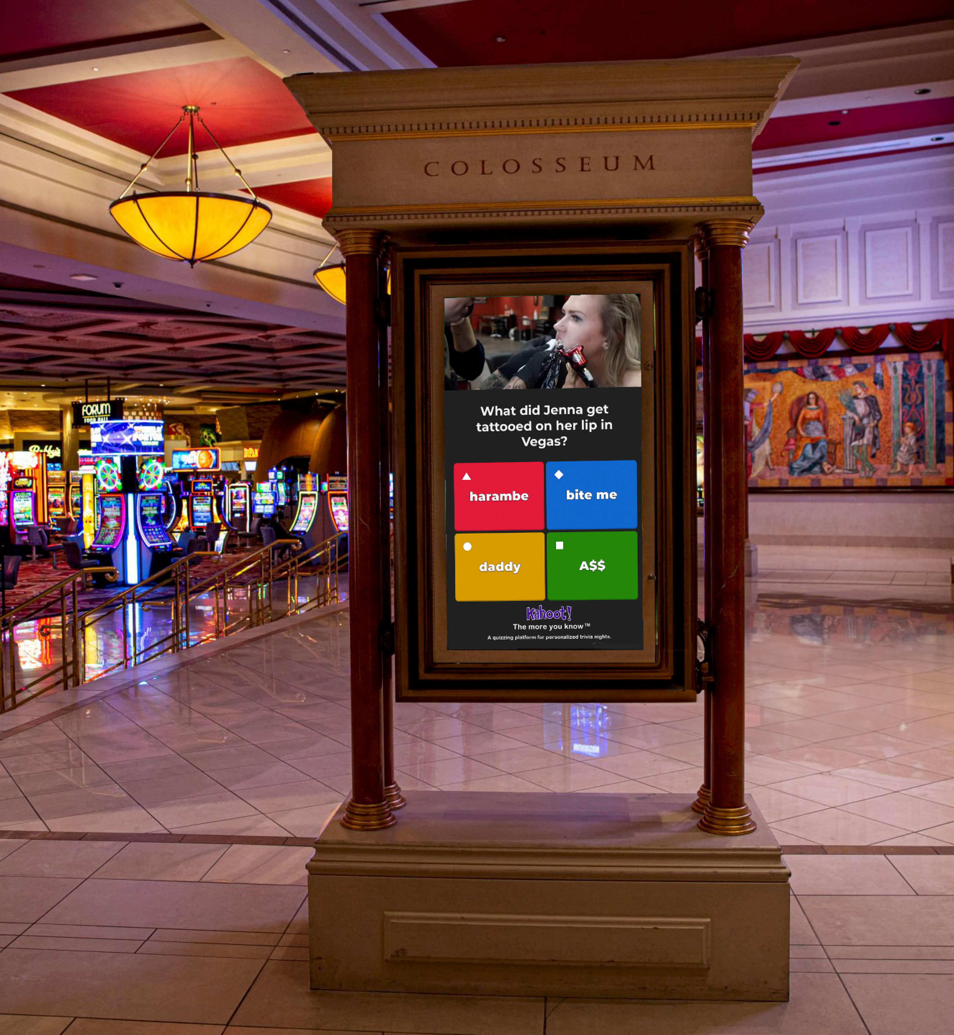 Look for those "kahootable" moments in Las Vegas, NV.