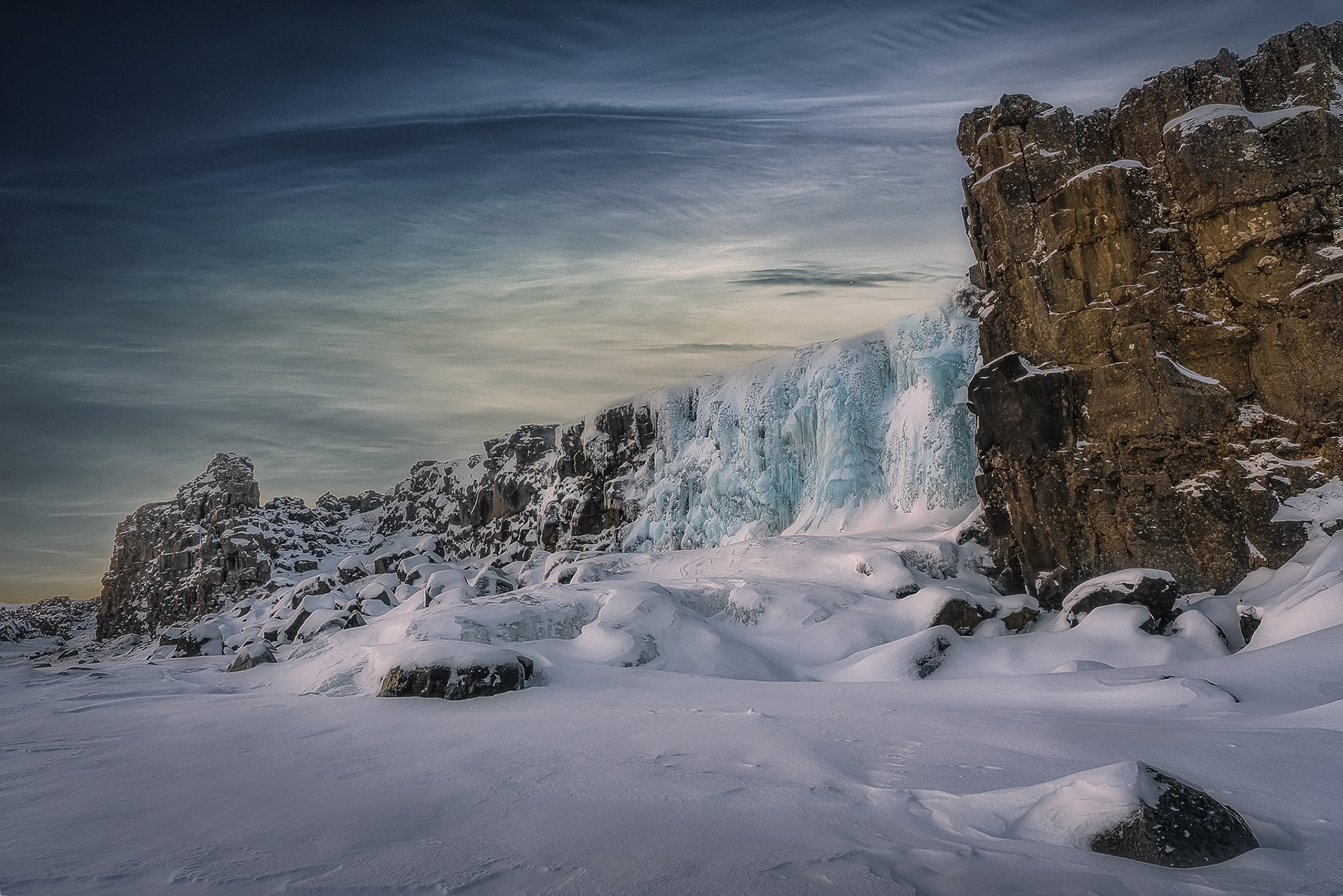 Islandia'22 - Lodospad :) Öxarárfoss