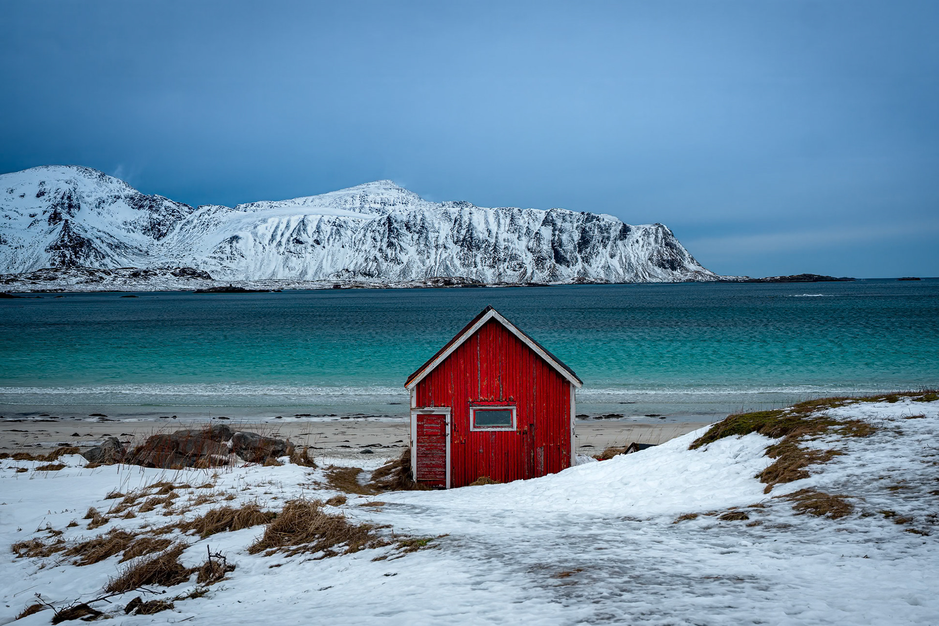 Lofoty"20 "The red hause in Ramberg"