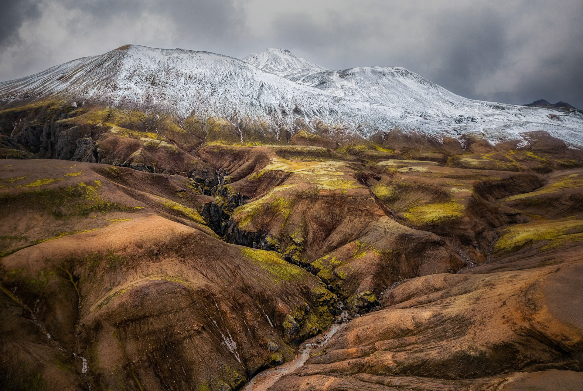 islandia'23 - Pierwszy śnieg w interiorze.