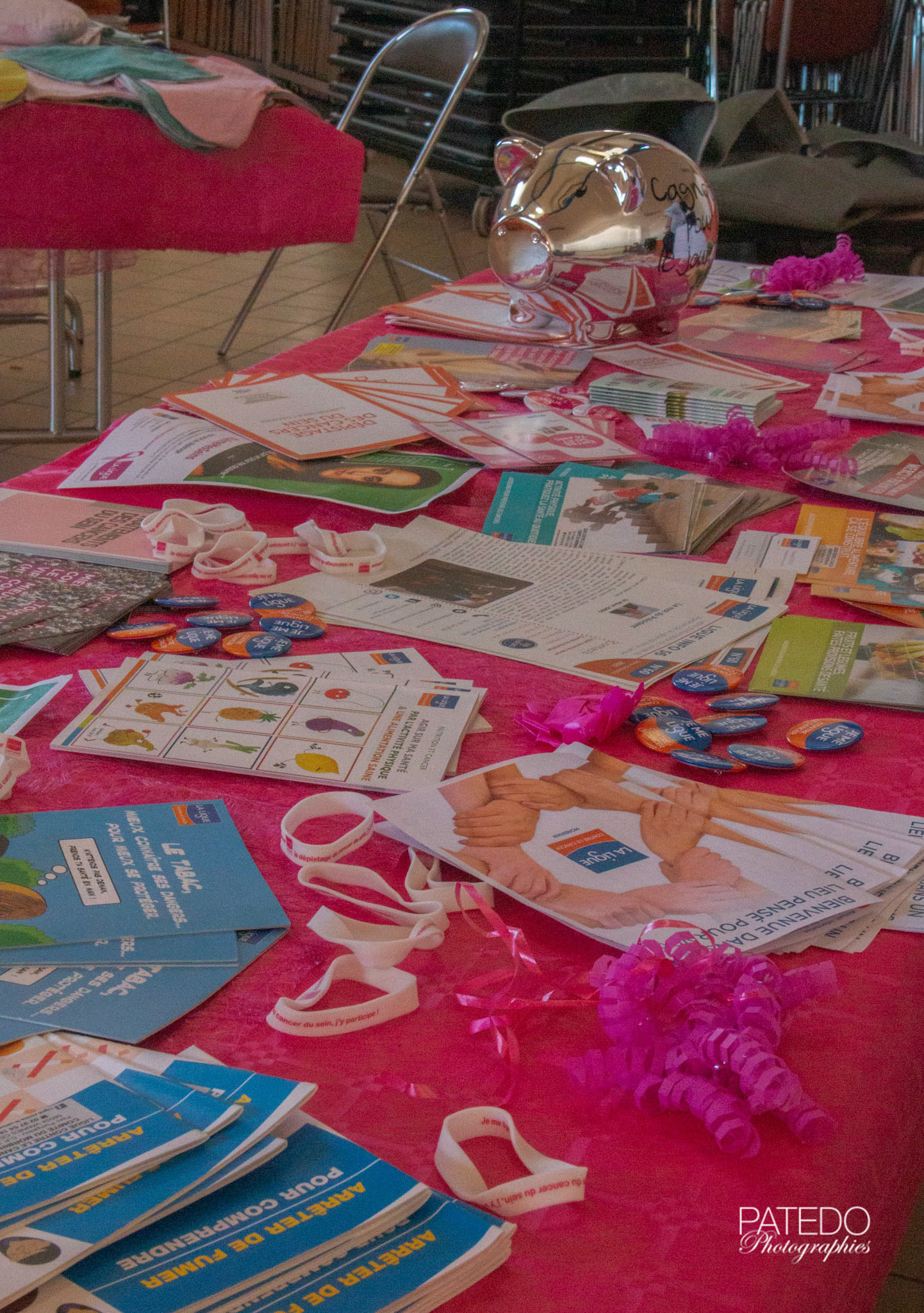 La Ligue contre le cancer , comité du Morbihan était présente 