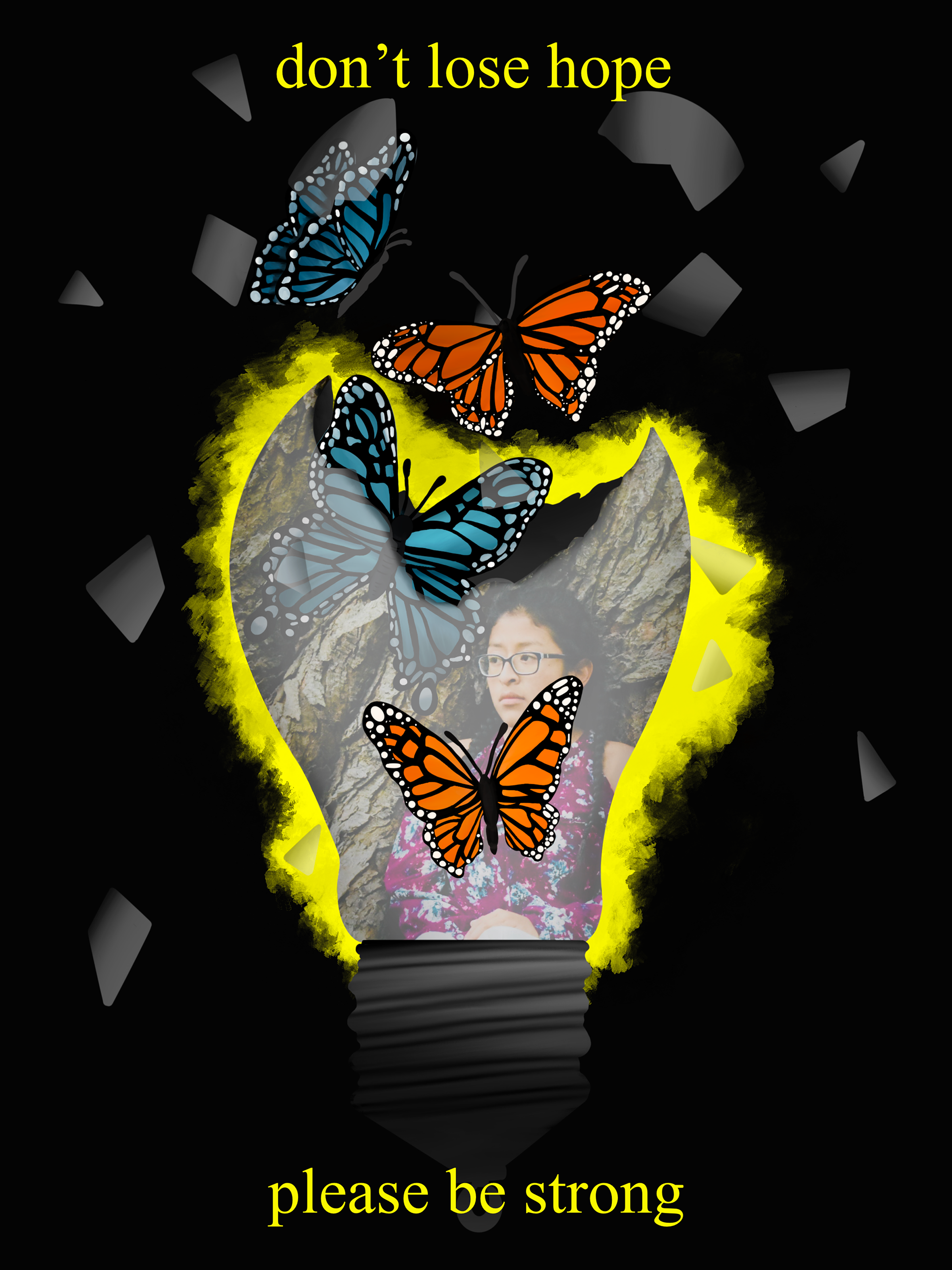 10/16/17: I don't want to be here anymore. -  Digital- 18” x 24”