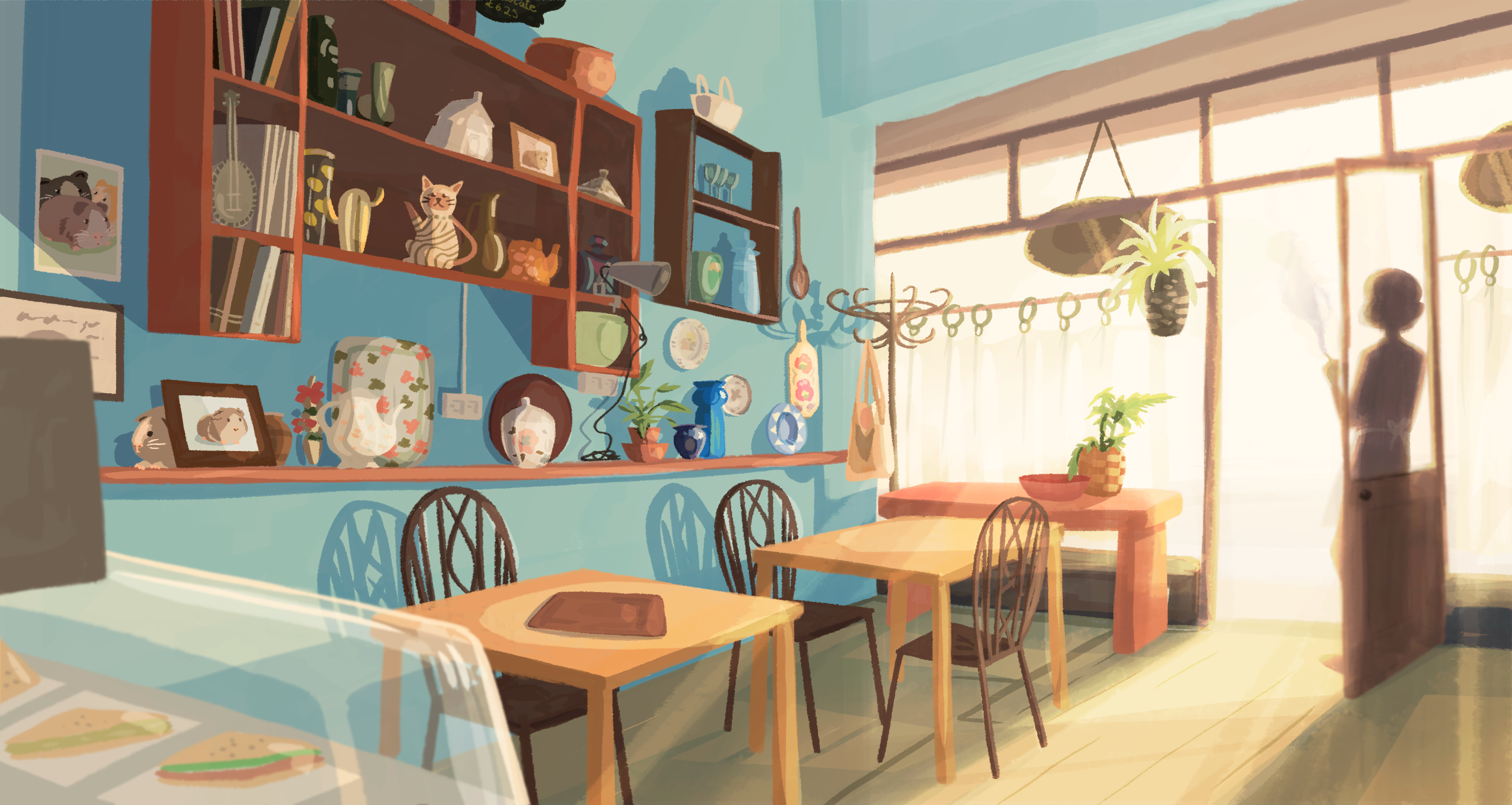 Fleabag's Guinea Pig Cafe fan art