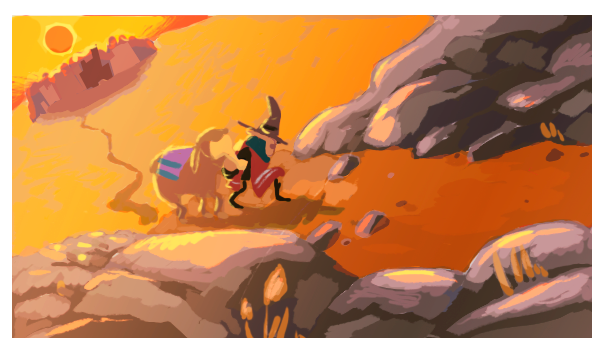 Color Script for 2D animation short film: Chimborazo