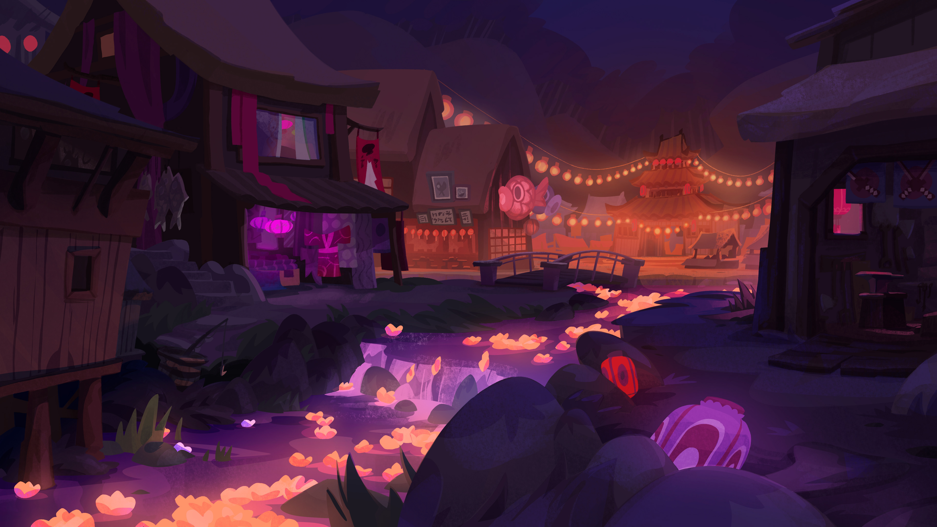 Personal Project - Environment Painting - Night