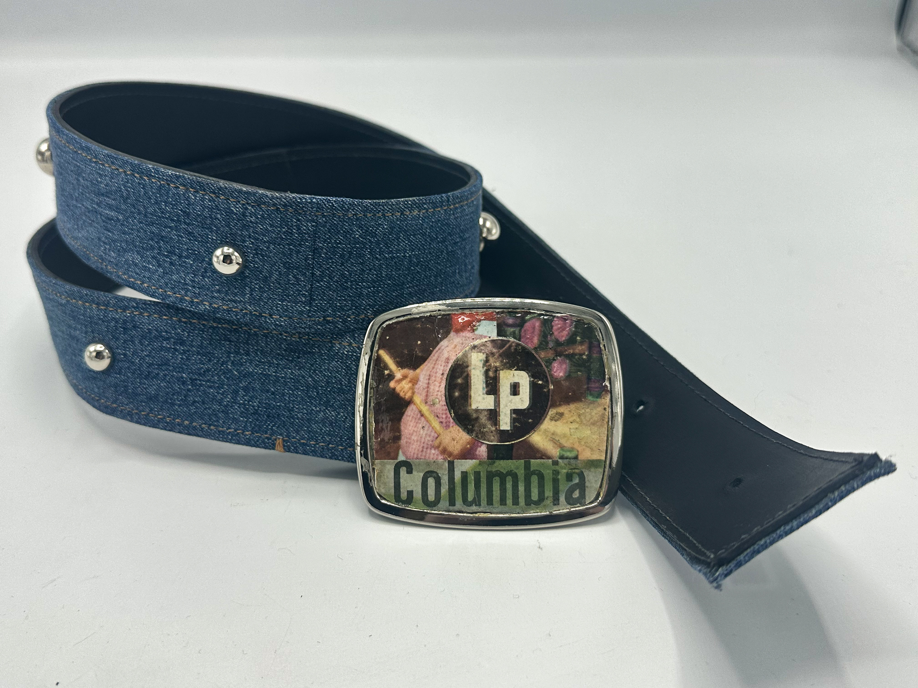 Turned Edge Denim Belt / Fall 2022