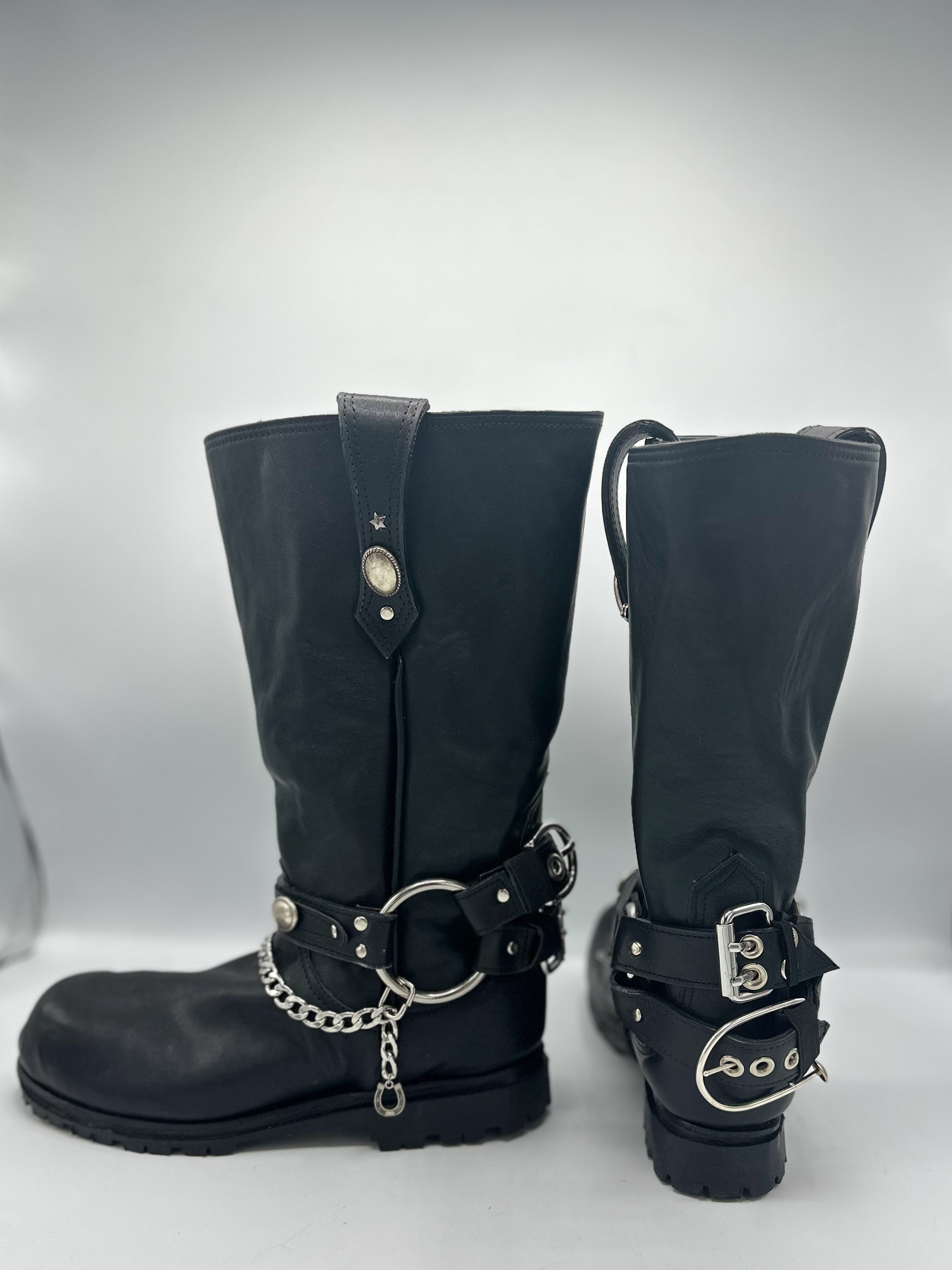 Moto Pull Up Boots / Fall 2024