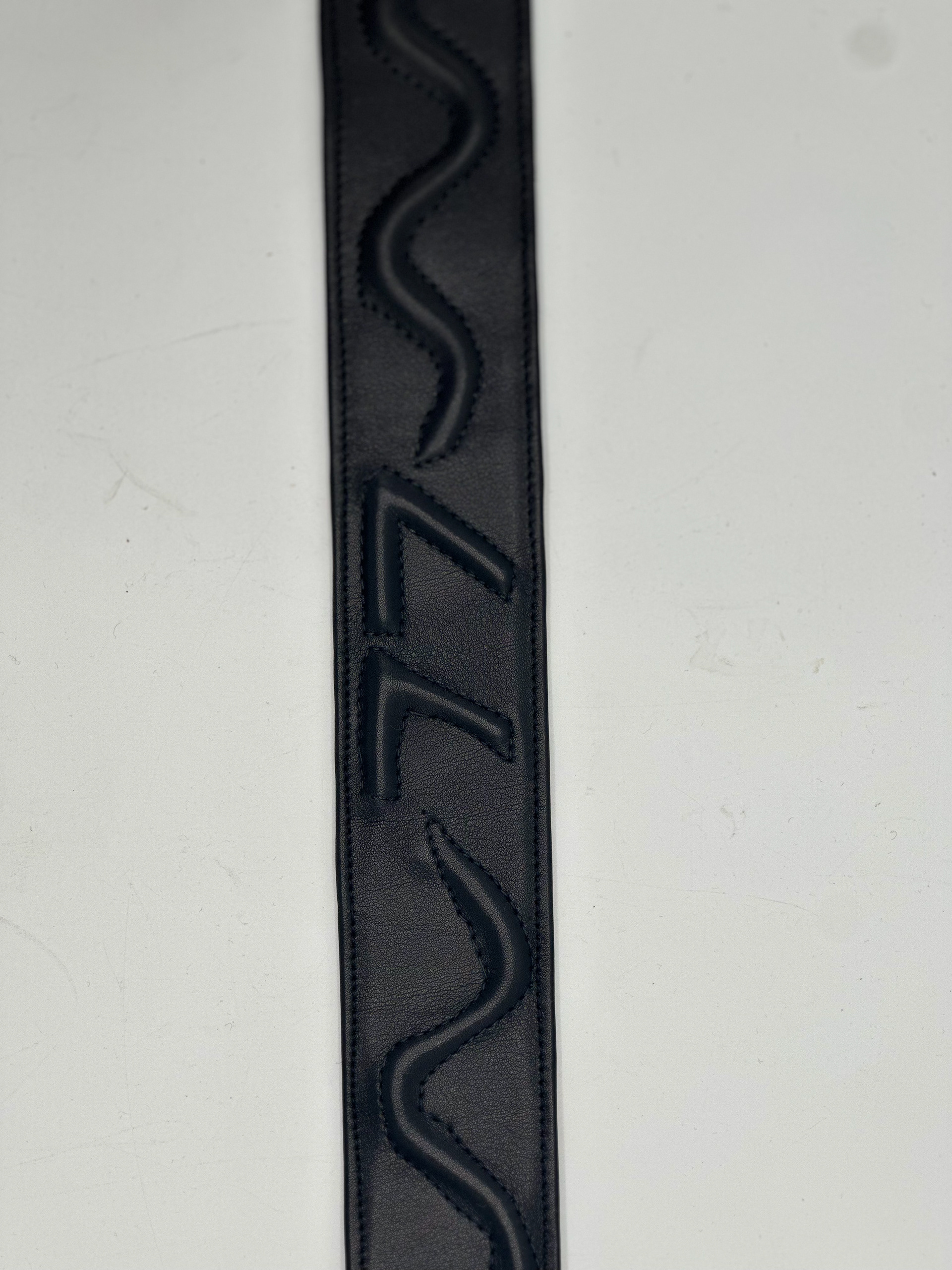 Turned Edge Leather Belt / Fall 2024