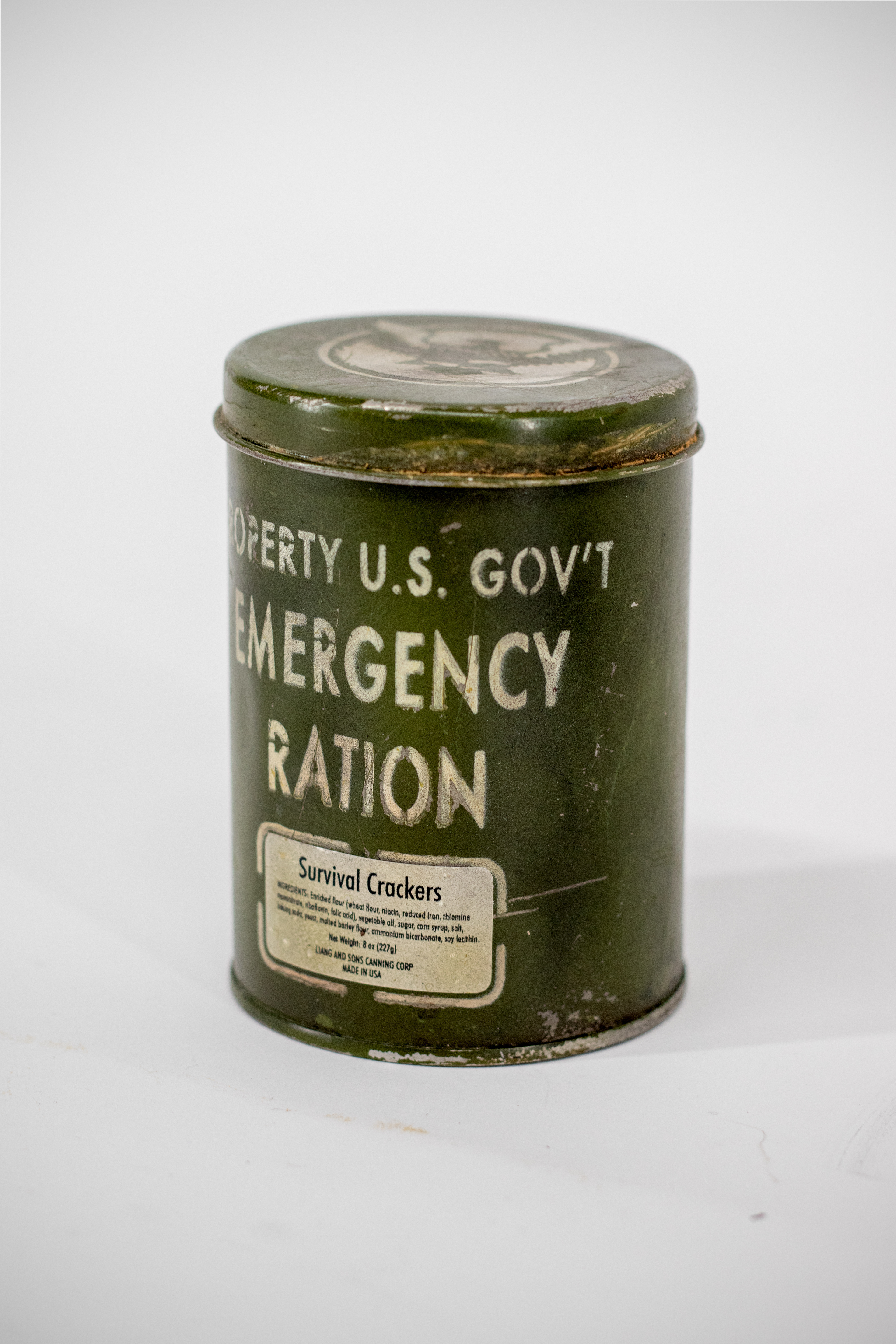 Custom Weathered Aluminum Ration Cans
