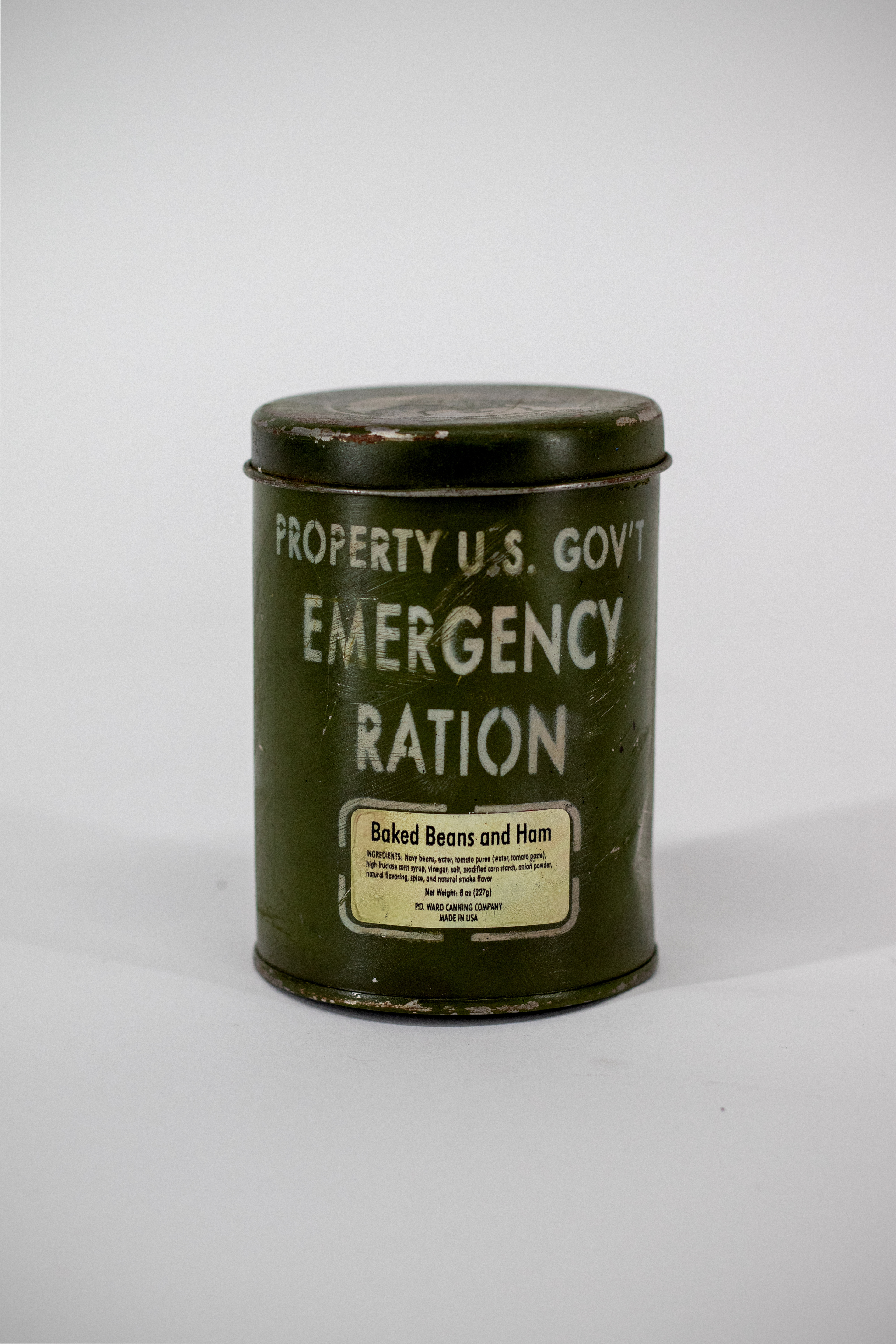 Custom Weathered Aluminum Ration Cans