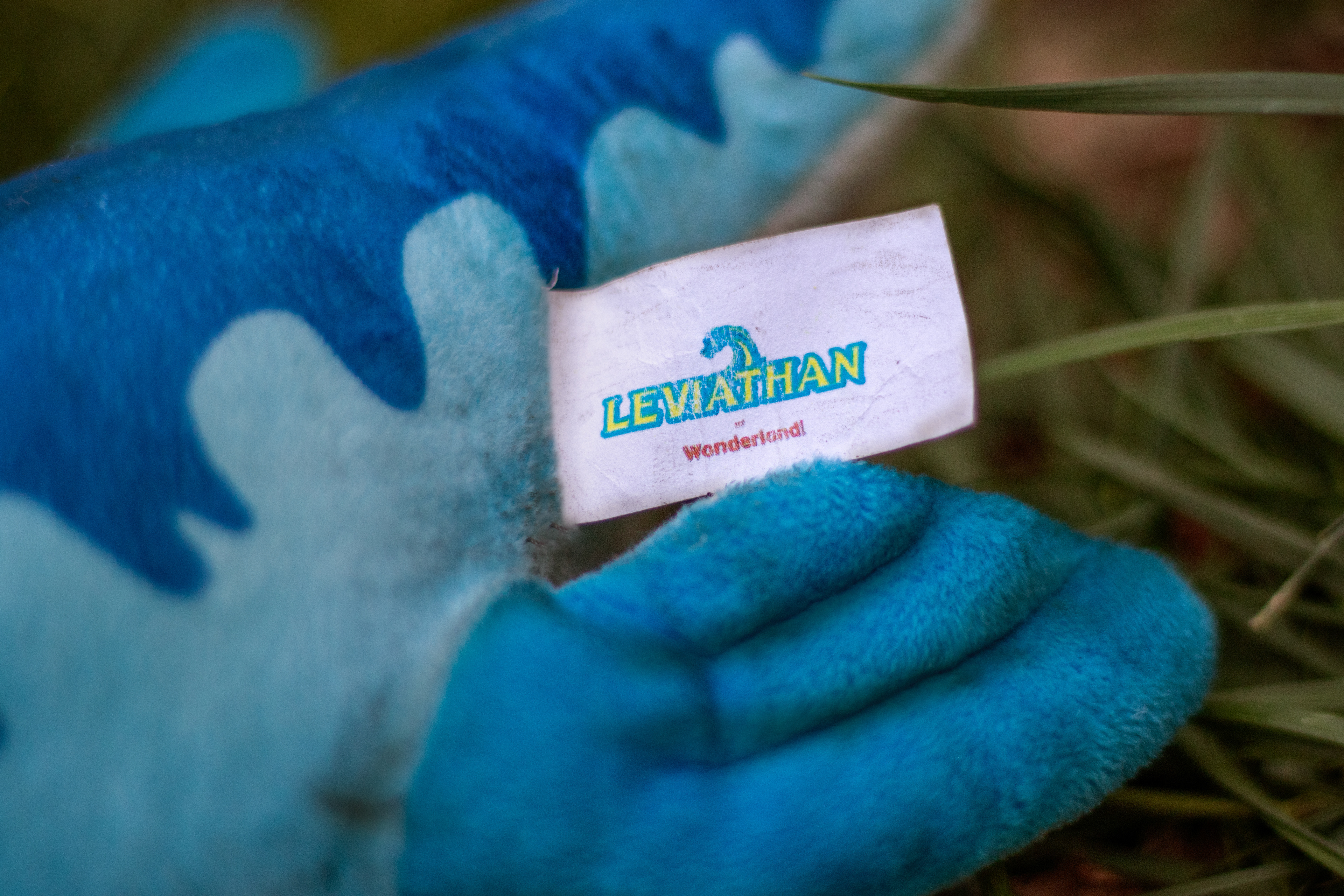 Lightly Weathered "Leviathan" Plush Toy