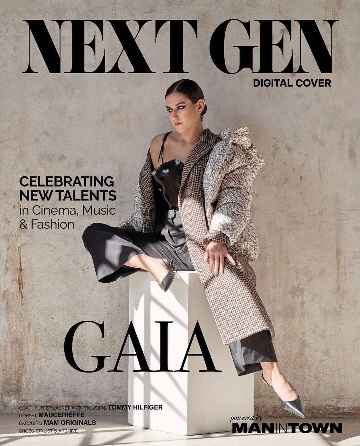 Gaia Gozzi X MAN in TOWN \ Digital Cover