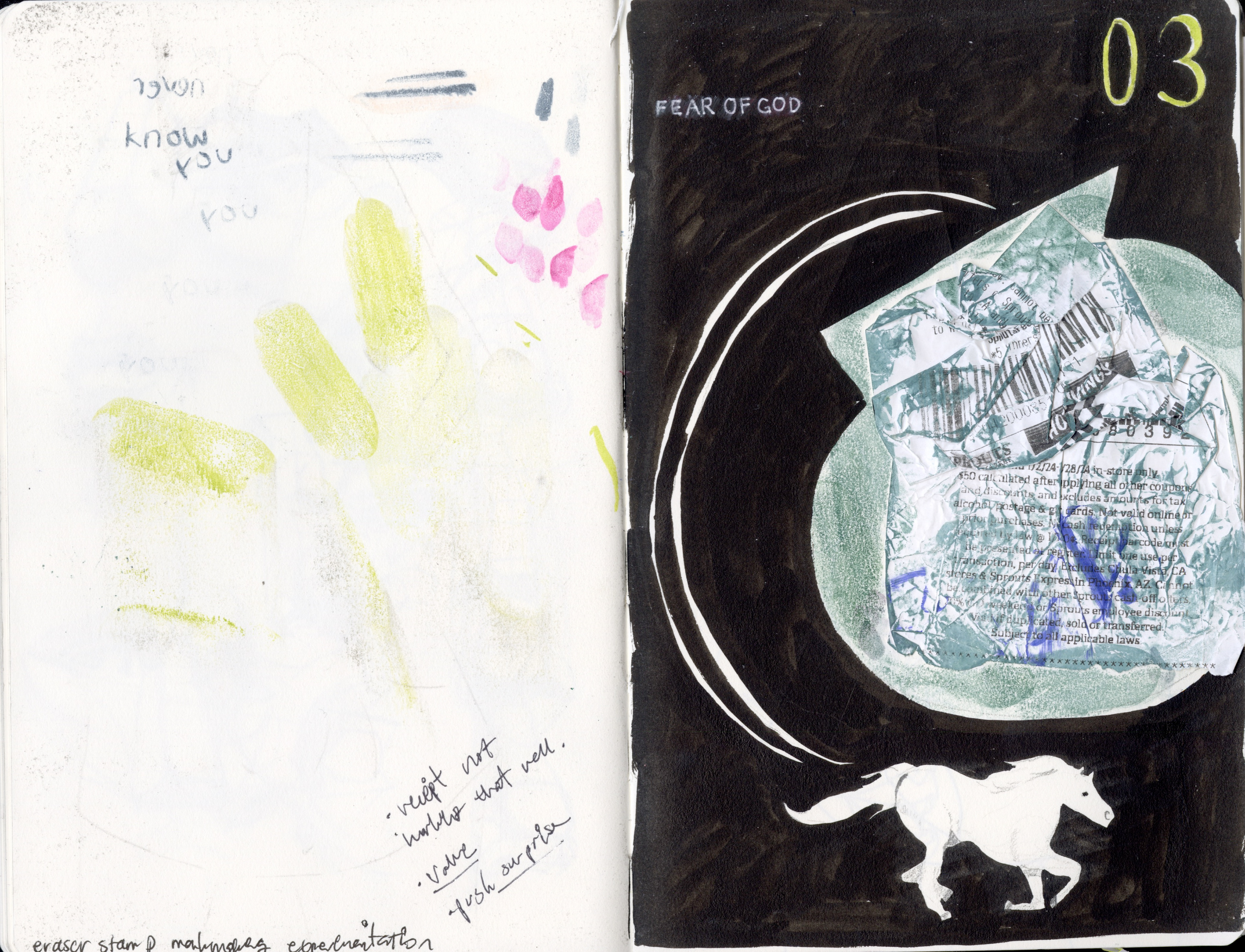 Sketchbook work, 2024