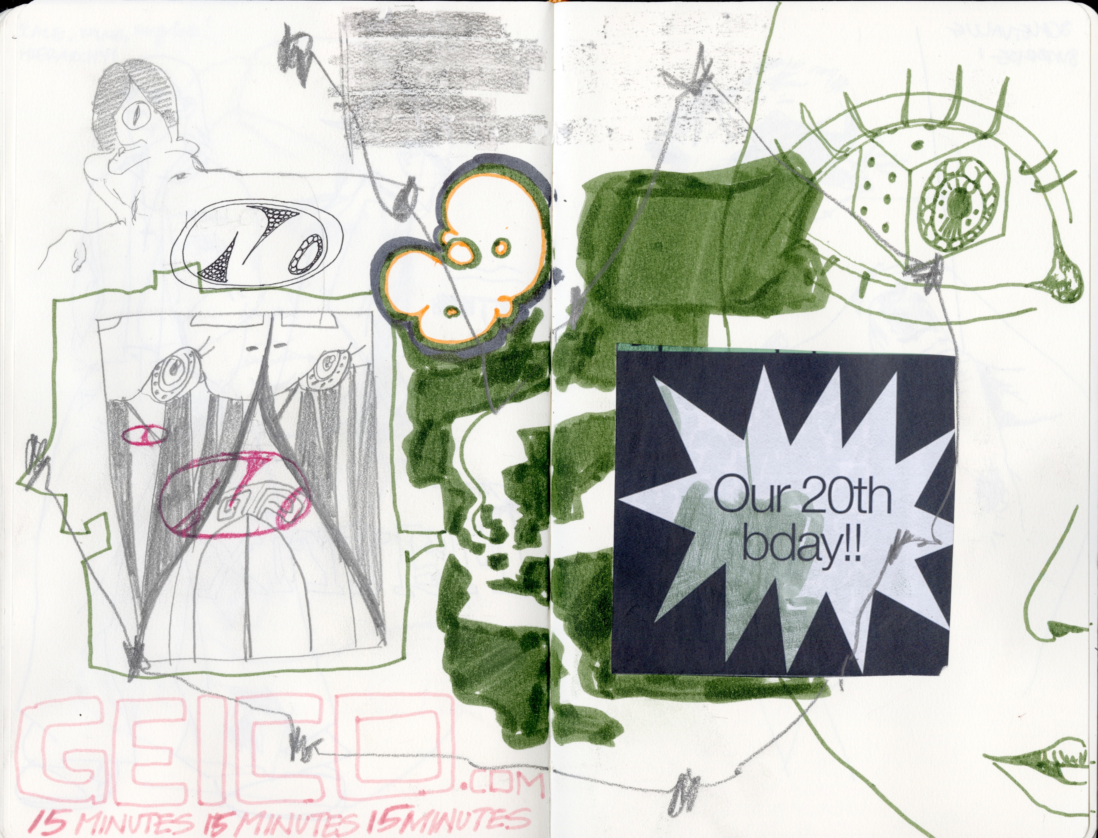 Sketchbook work, 2024