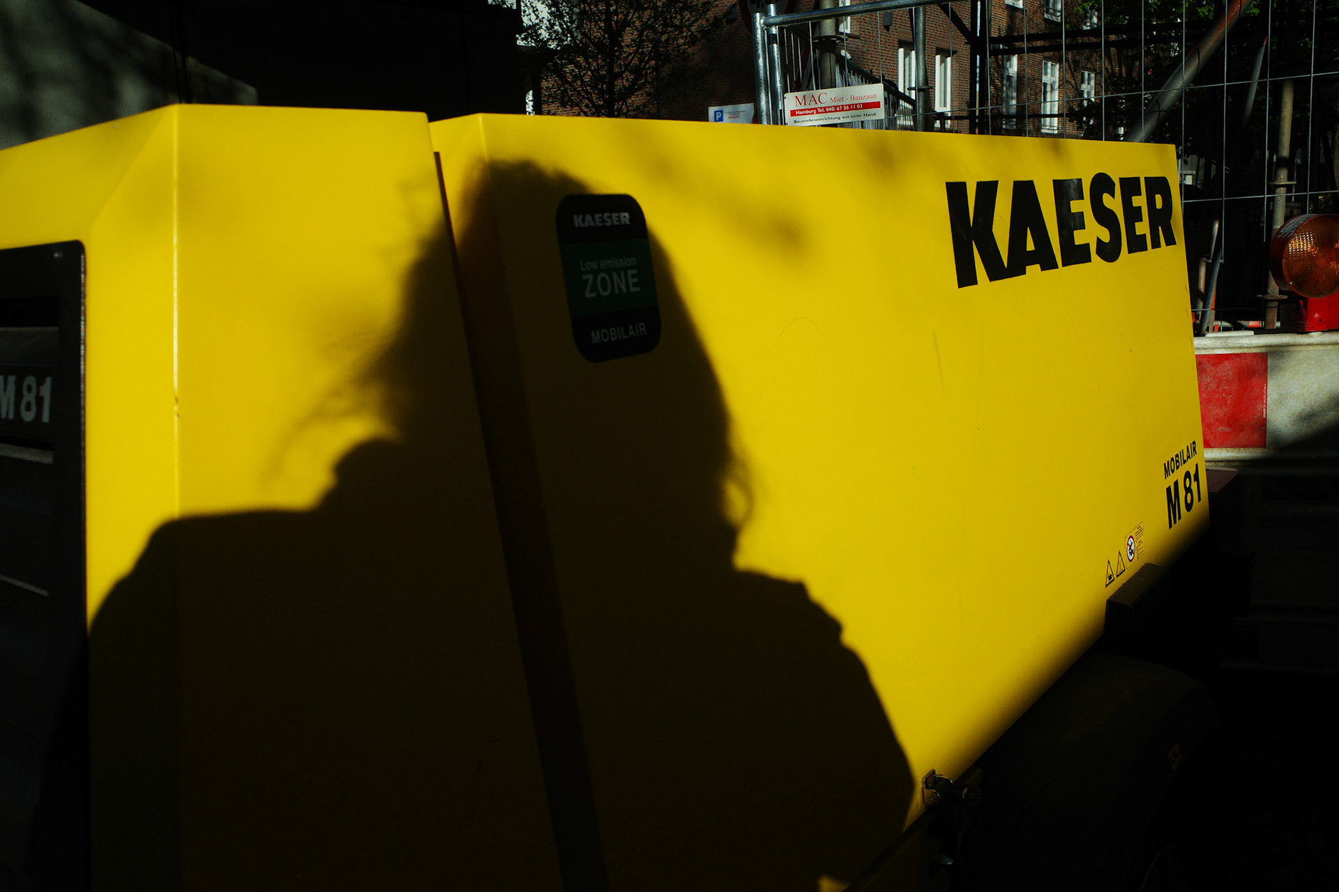 yellow shadow (hamburg, germany)