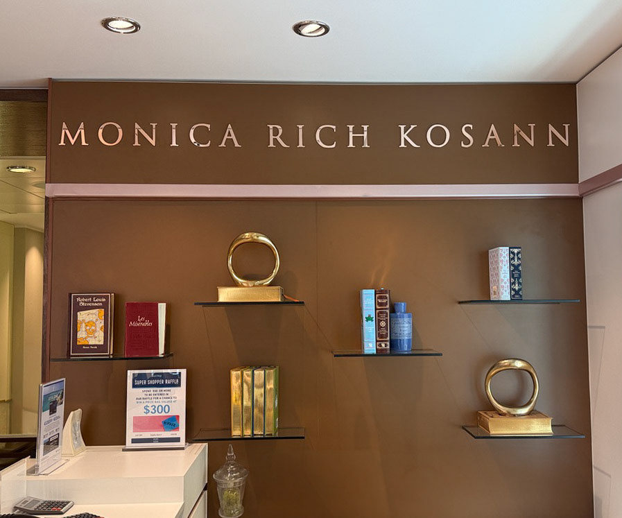 3D Letter Sign Installation