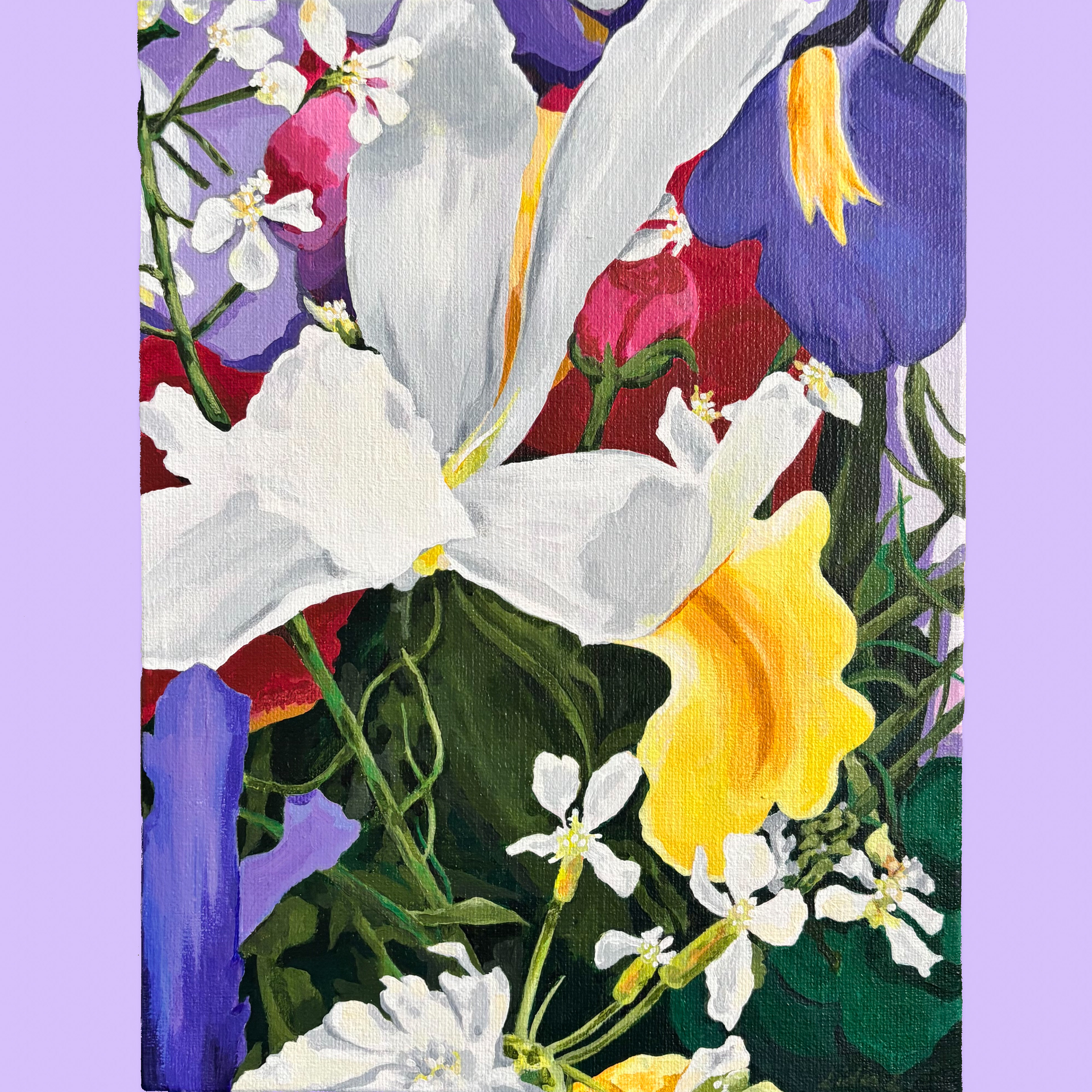 Saturday Morning, 9x12 Acrylic