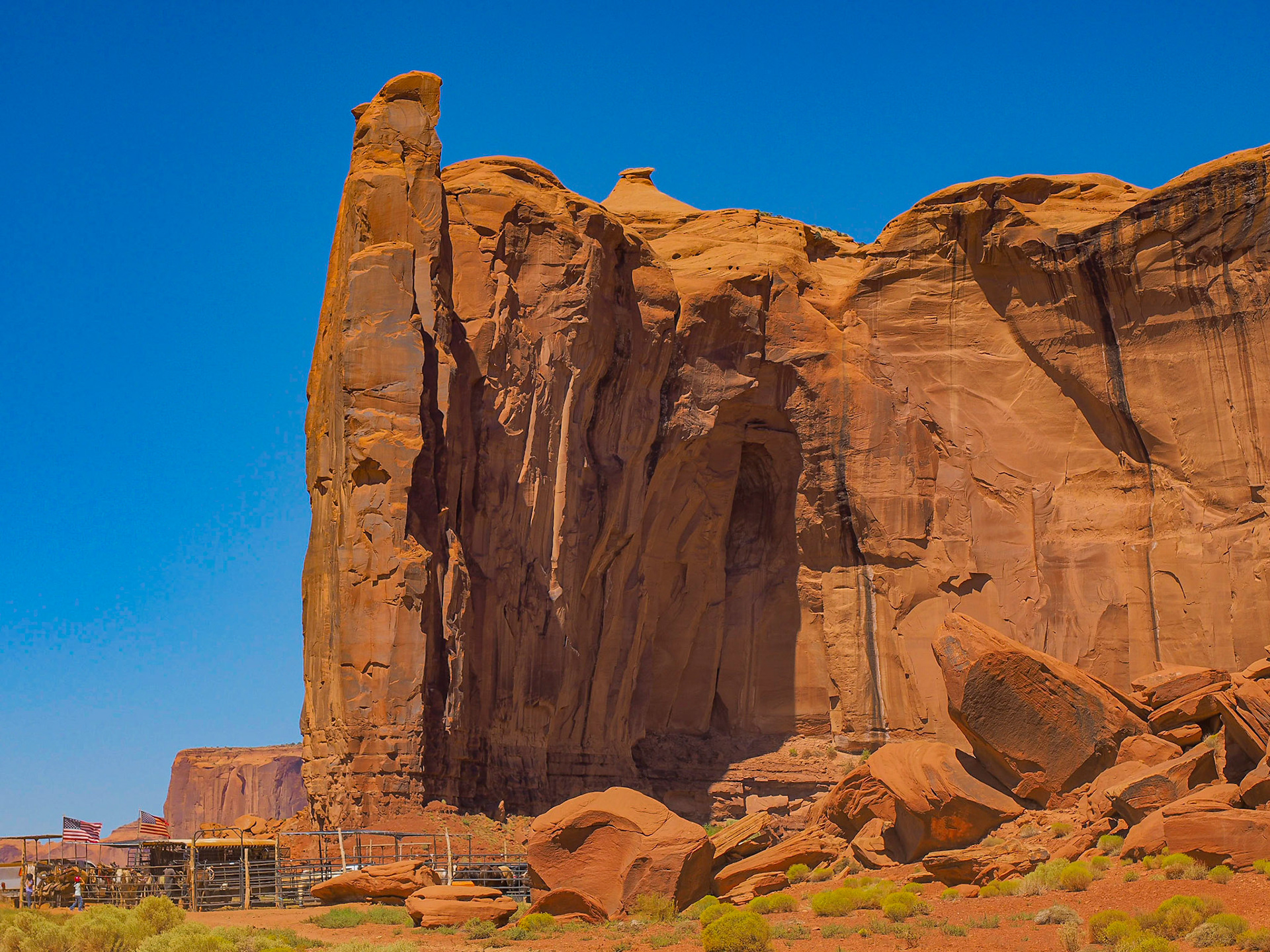 Monument Valley on Utah-Arizona border