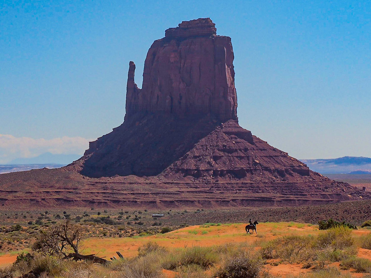 Monument Valley on Utah-Arizona border