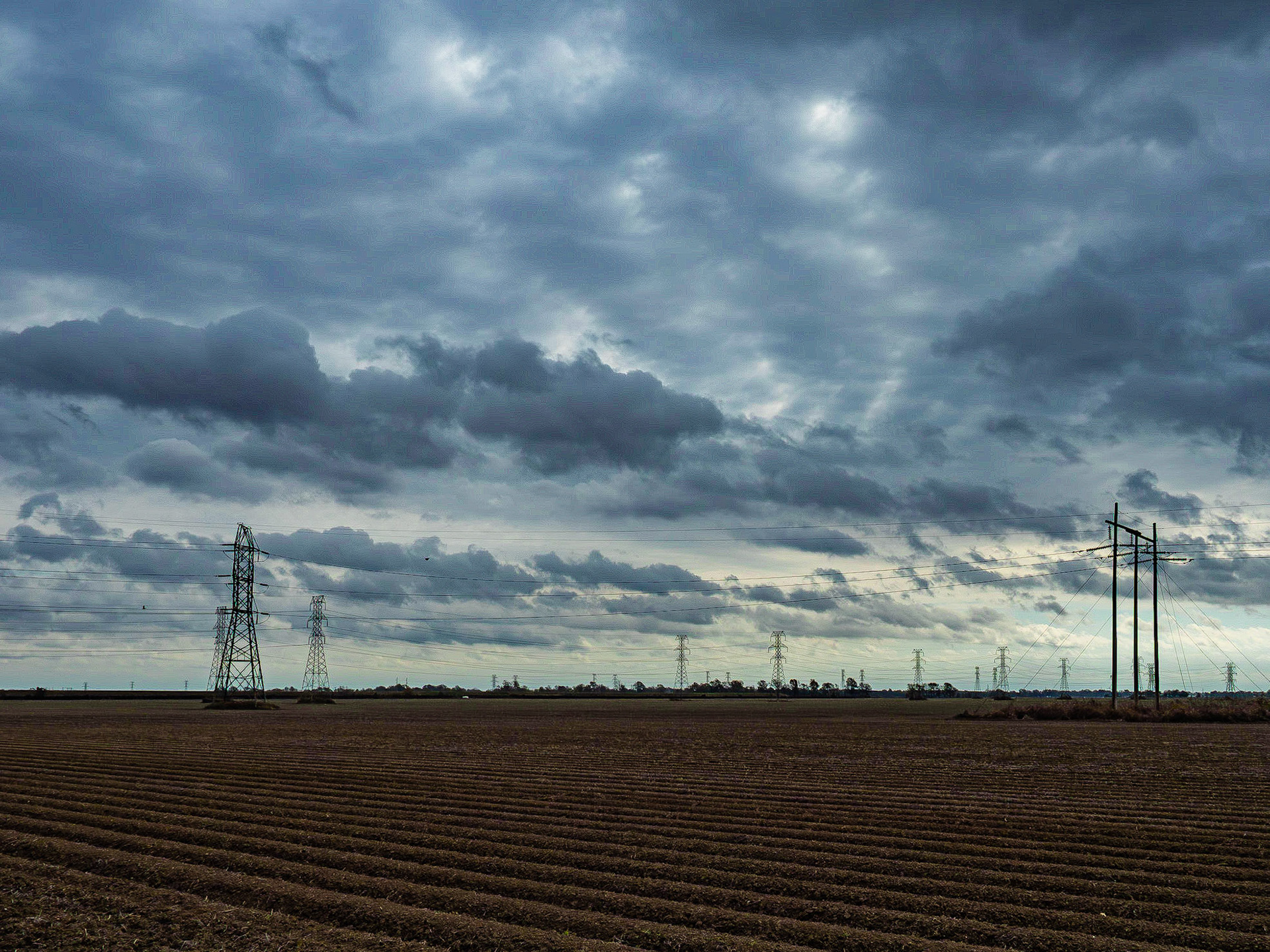 Power plant near Cleveland, MS
